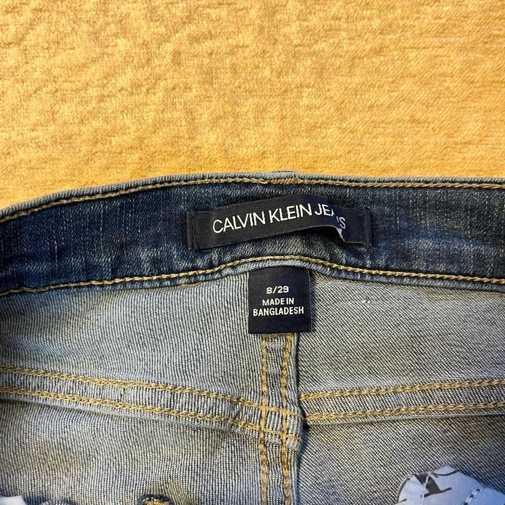 Designer Calvin Klein jeans high rise jegging 8/29 Size 30" / US 8 / IT 44 - 4 Thumbnail