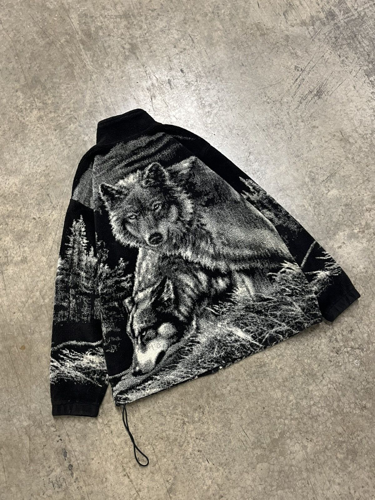 Vintage Vintage AOP Animal wolf fleece vintage streetwear hype Size US M / EU 48-50 / 2 - 4 Thumbnail