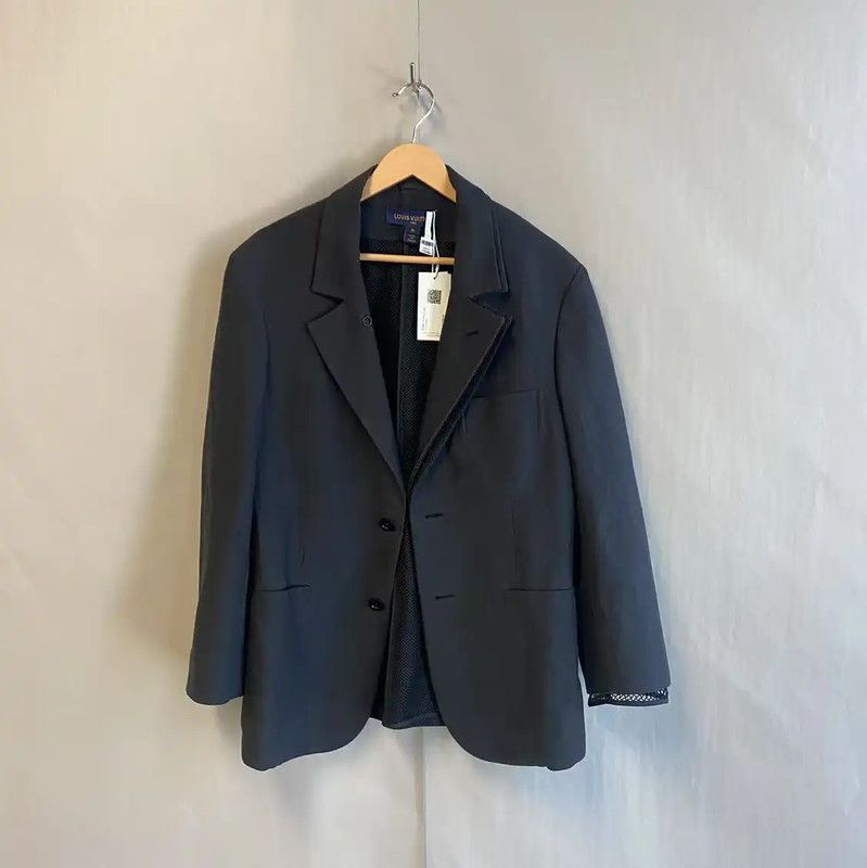 Louis Vuitton Louis Vuitton Black Cotton Women's Coat 0089 Size S / US 4 / IT 40 - 1 Thumbnail