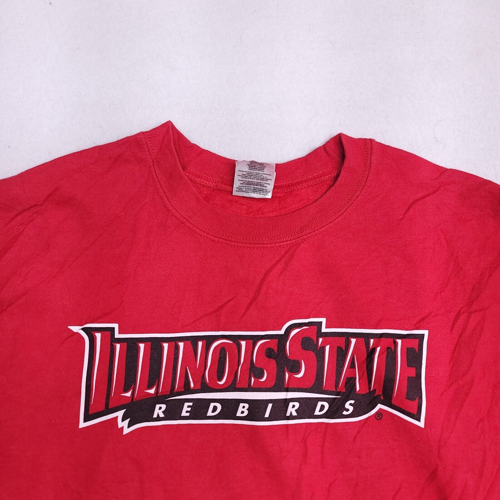Gildan Illinois State Redbirds Sweatshirt Mens Size M Red Gildan Size US M / EU 48-50 / 2 - 1 Thumbnail