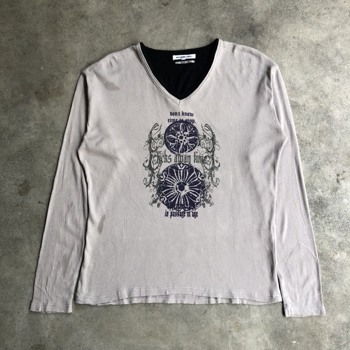 If Six Was Nine Semantic Design Poem Seditionaries Gothic Punk Long sleeve 🍒 Size US L / EU 52-54 / 3 - 1 Thumbnail