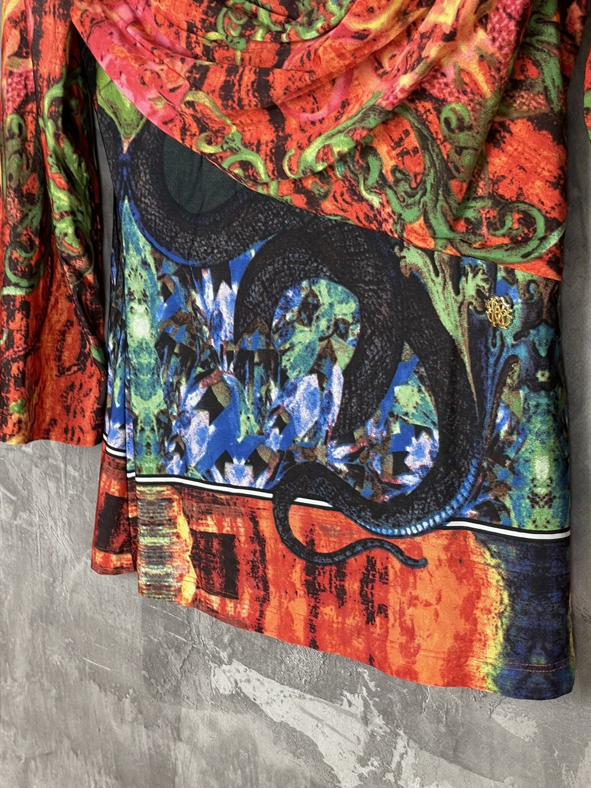 Just Cavalli × Roberto Cavalli Avant-Garde Just Cavalli Roberto Cavalli logo long sleeve Size M / US 6-8 / IT 42-44 - 8 Thumbnail