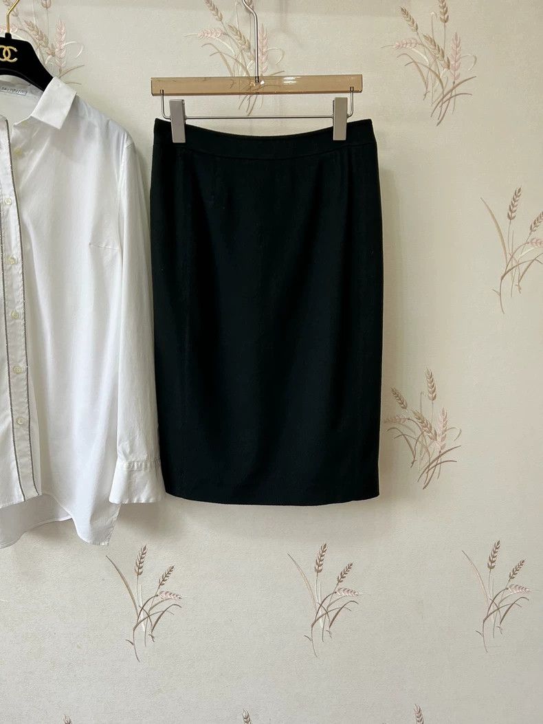 Loro Piana LORO PIANA Maurad color double-faced cashmere skirt Size 26" / US 2 / IT 38 - 1 Thumbnail