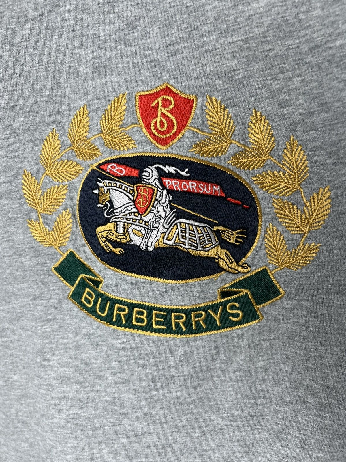 Burberry Vintage streetwear luxury y2k Burberry Big Logo Tee Shirt Size US XL / EU 56 / 4 - 2 Thumbnail