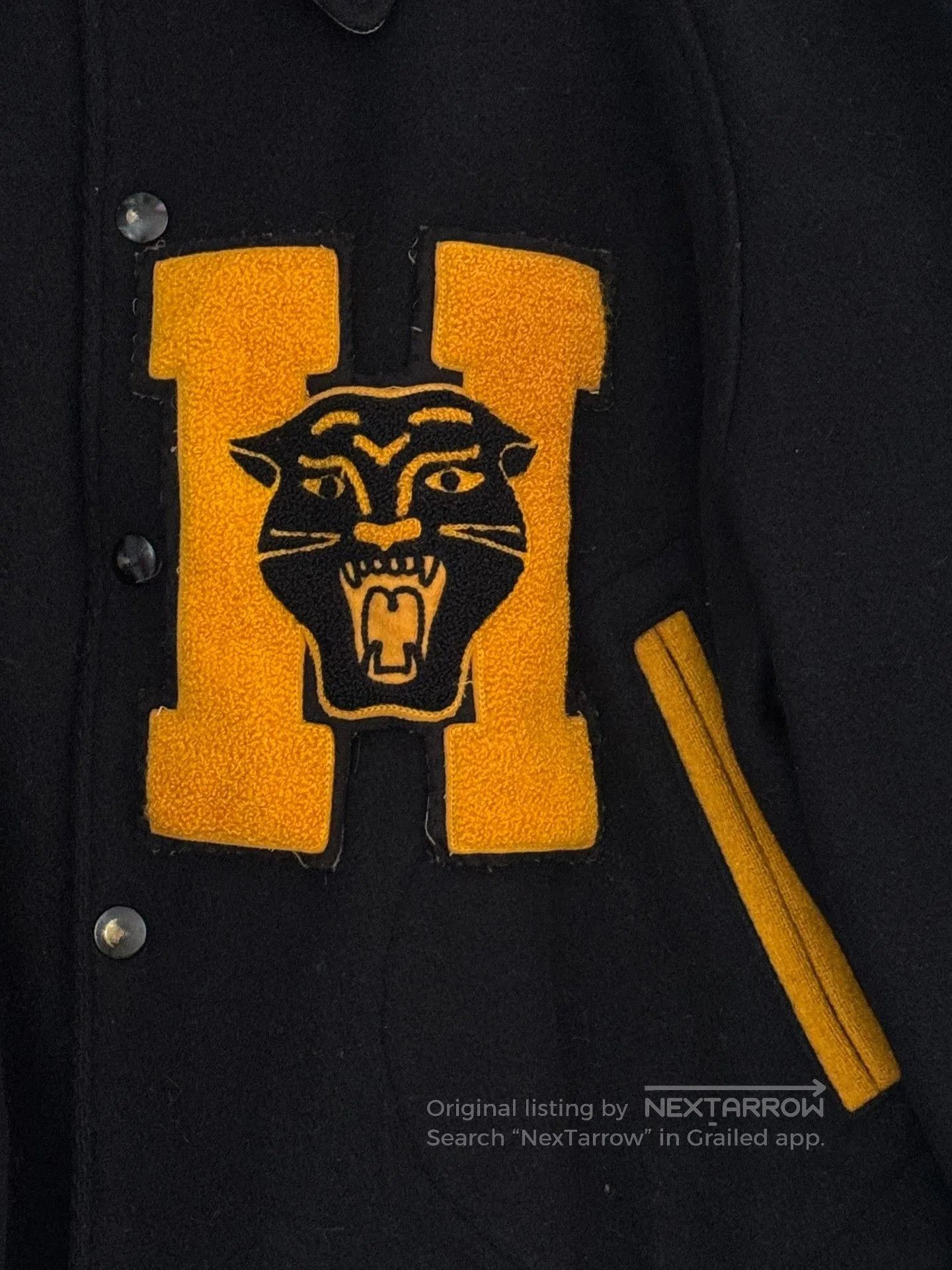 Vintage Vintage 1950s American Letterman Jacket. Size US M / EU 48-50 / 2 - 2 Thumbnail