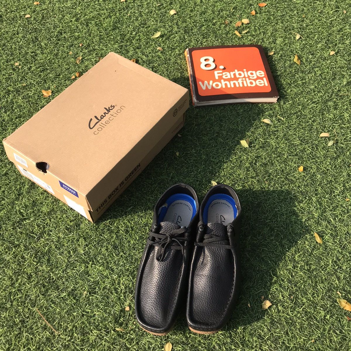 Clarks × Leather Clarks Wallabee Wallabees Shacre II Run Black Leather Size US 6.5 / EU 39-40 - 21 Thumbnail