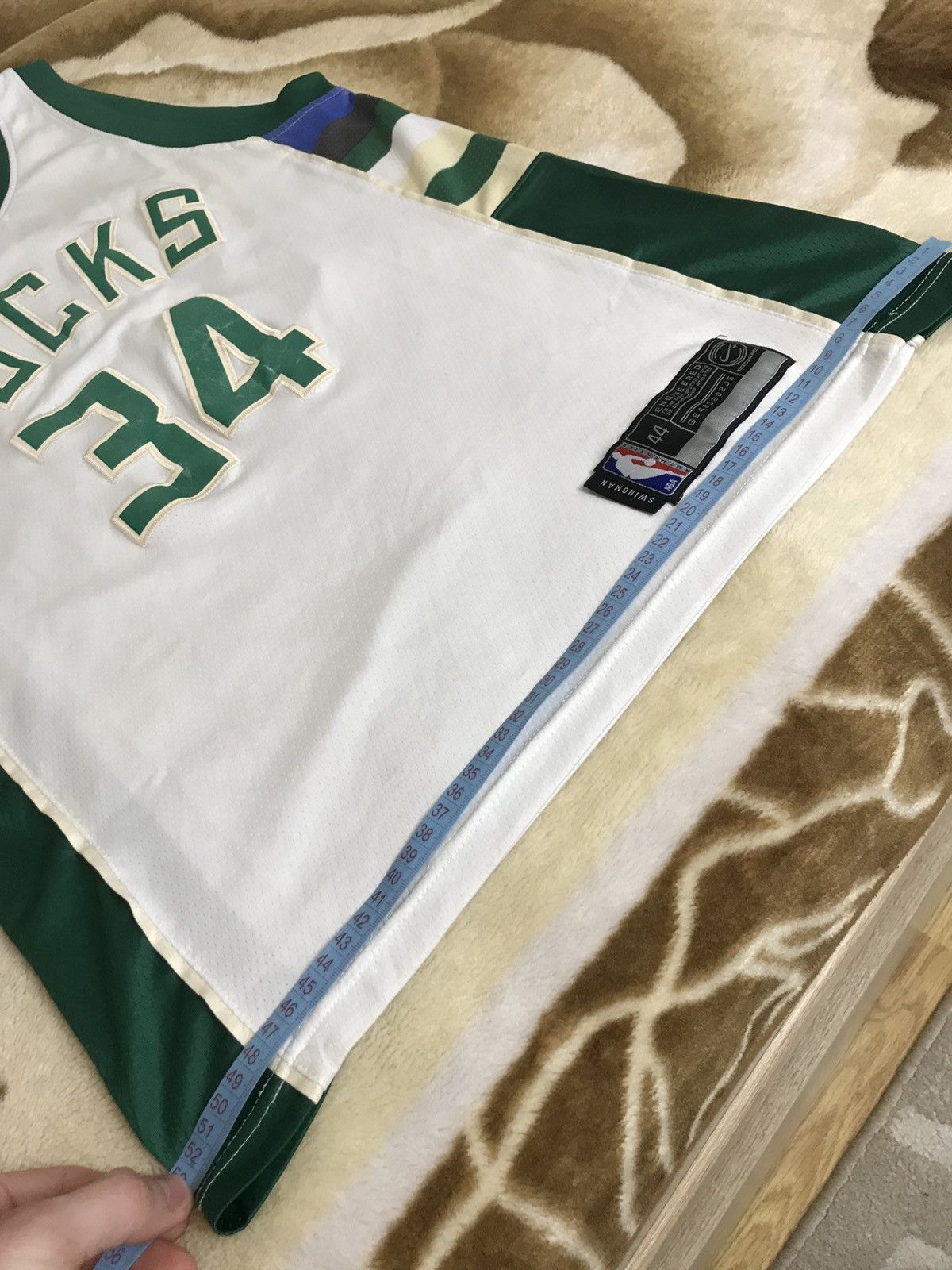 NBA 🔥 #34 Antetokounmpo NBA Milwaukee Vintage Tank Jersey Shirt Size US M / EU 48-50 / 2 - 9 Thumbnail