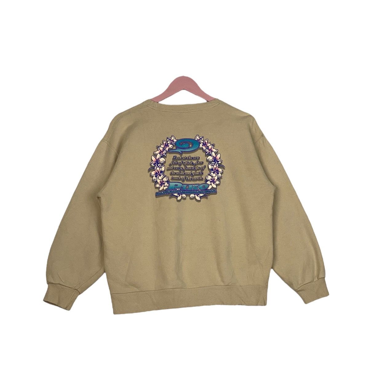 Designer × Vintage Vintage Piko Small Embroidered Crewneck Sweatshirt Brown Size US S / EU 44-46 / 1 - 10 Thumbnail