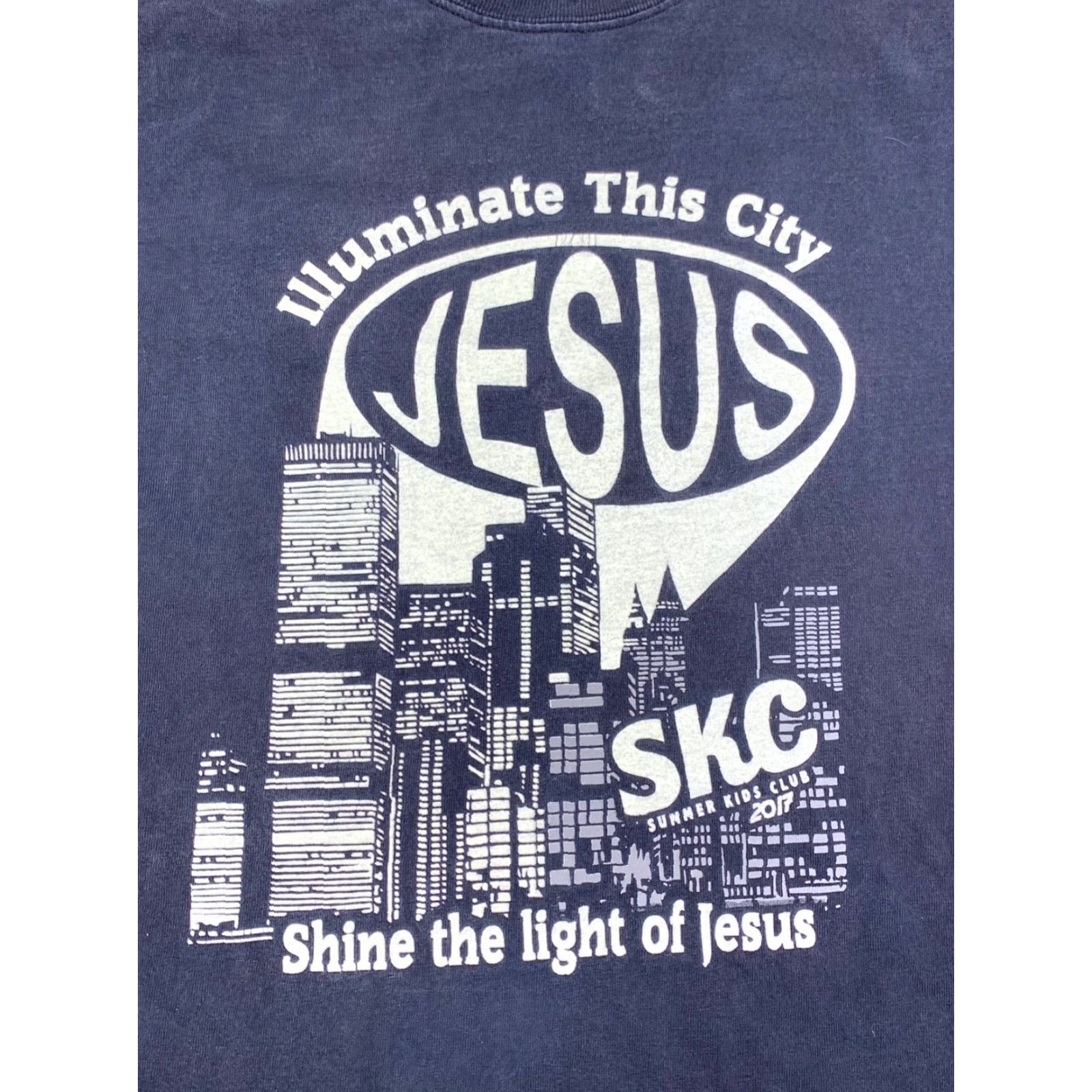Vintage Shine the Light of Jesus Shirt Mens 2XL Black Illuminate This City Jesus 11716 Size US XXL / EU 58 / 5 - 2 Thumbnail