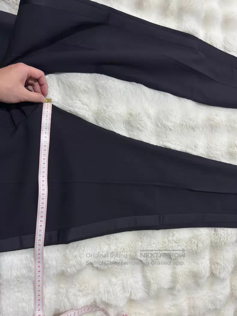 Saint Laurent Paris Saint Laurent Paris Dark Pattern Men's Smoking Trousers Size US 34 / EU 50 - 7 Thumbnail