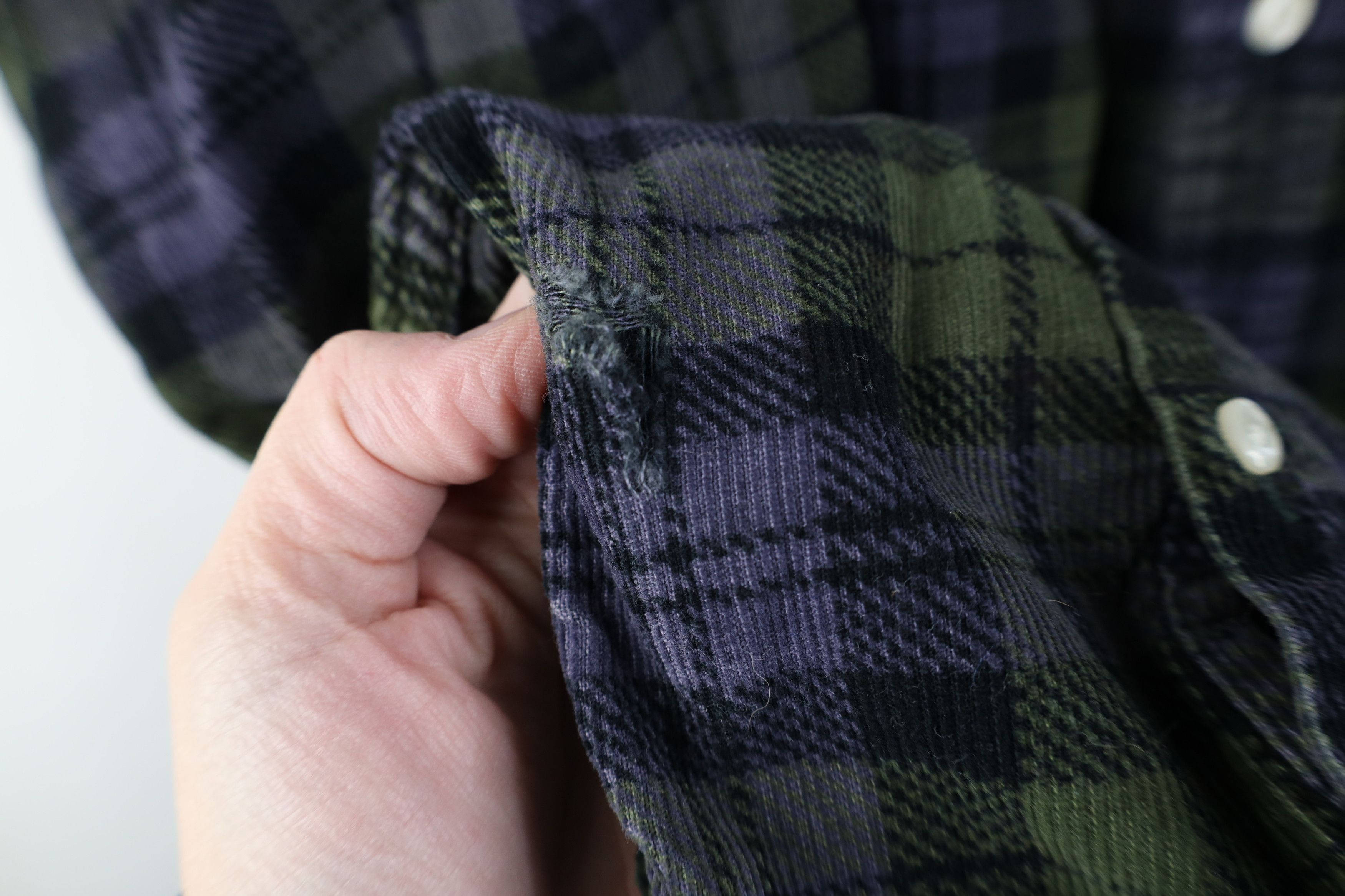 Vintage Vintage 90s Streetwear Collared Button Down Shirt Plaid Size US XL / EU 56 / 4 - 8 Thumbnail