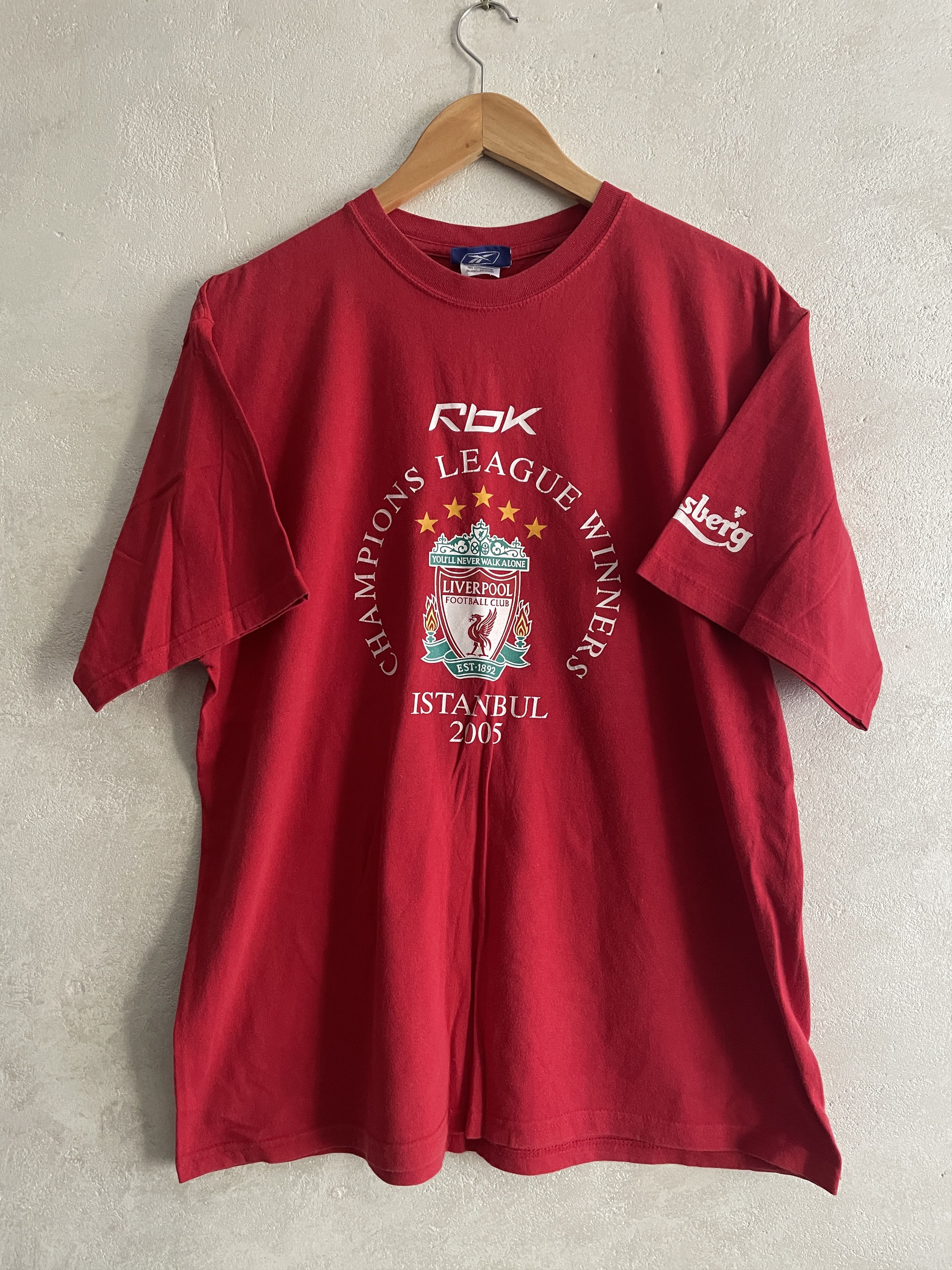 Reebok Vintage Liverpool Stambul Champions Jersey Shirt Football Size US L / EU 52-54 / 3 - 1 Thumbnail