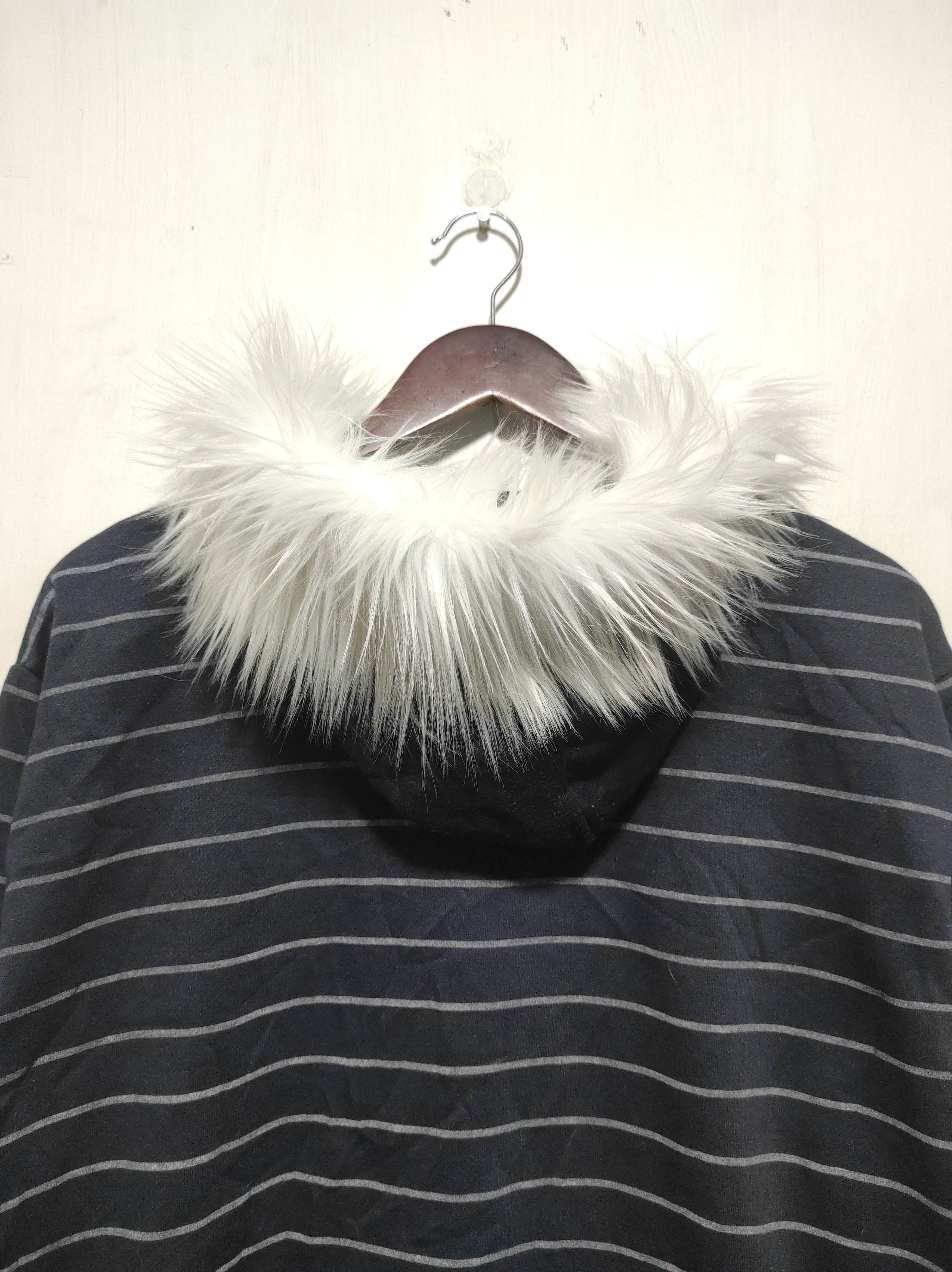 Hysteric Glamour Londoner Stripes zip Fur Hoodie IfSixWasNine LGB style Size US L / EU 52-54 / 3 - 12 Thumbnail