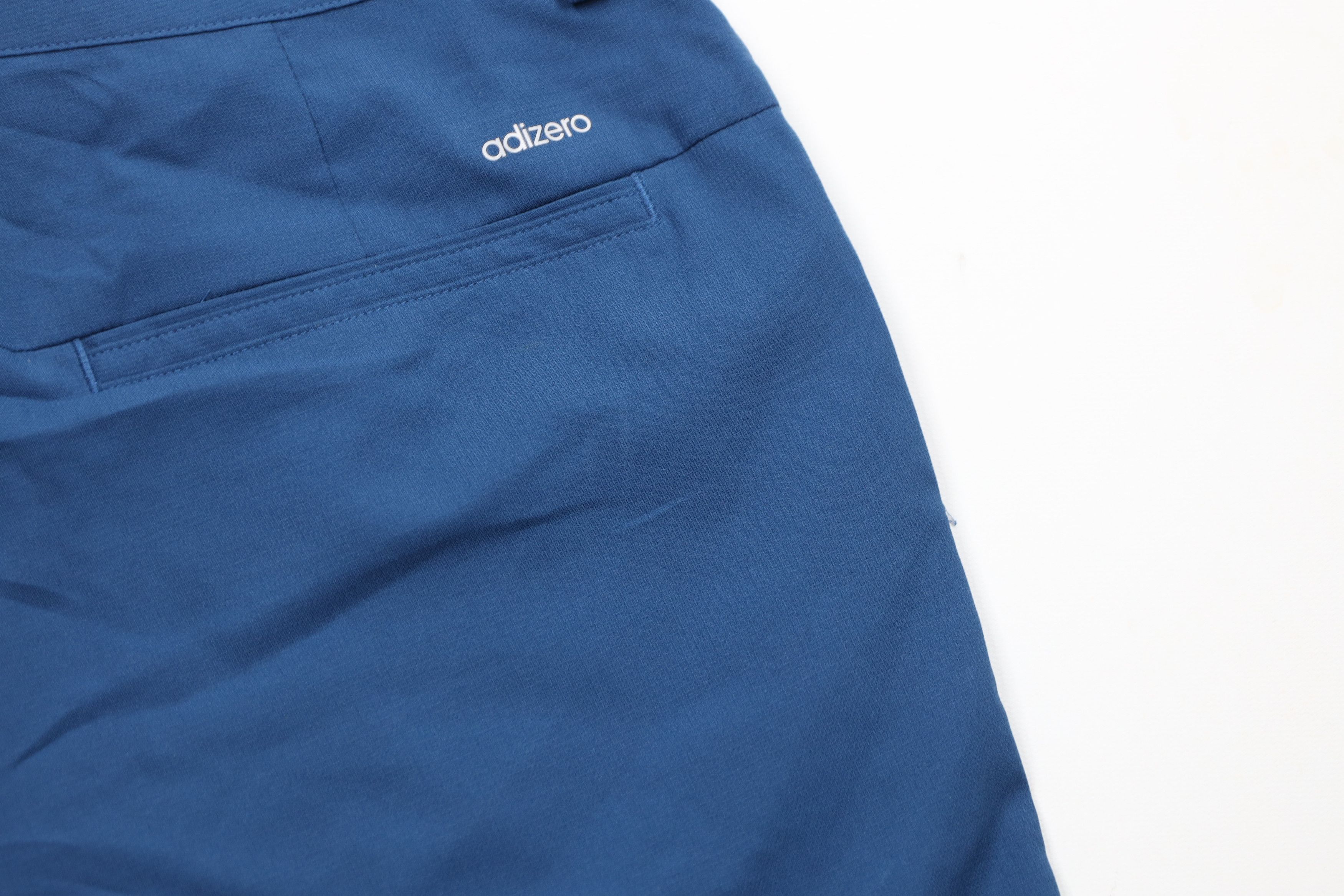 Adidas × Vintage Adidas Golf Adizero Tech Golfing Chino Shorts Blue Polyester Size US 34 / EU 50 - 10 Thumbnail