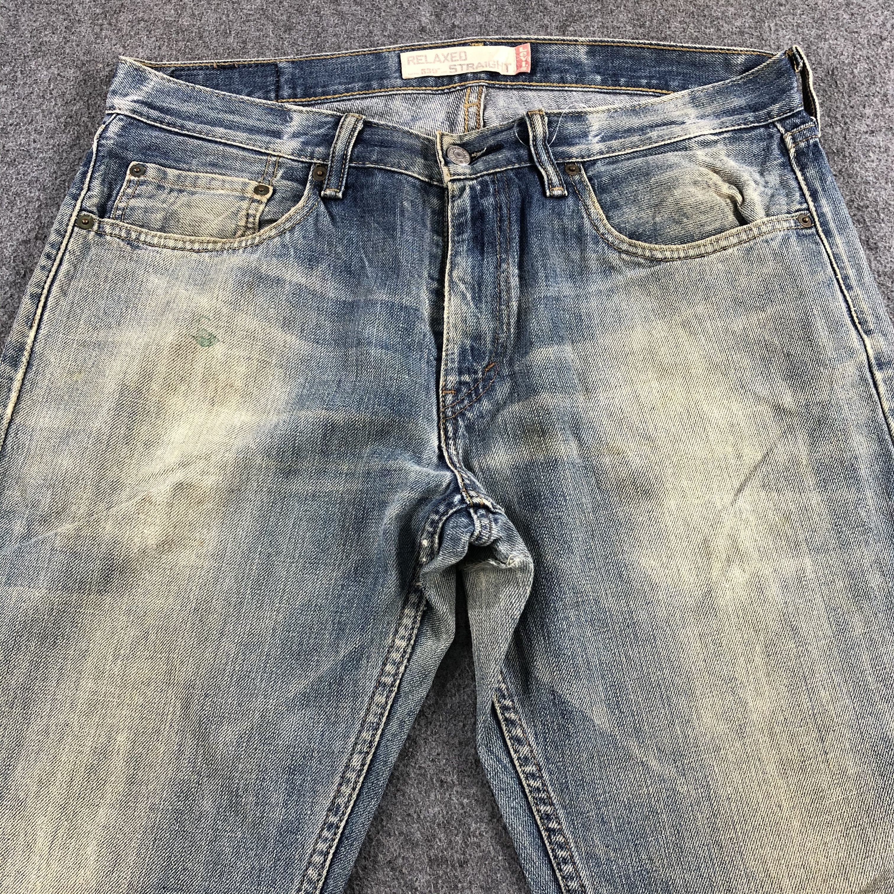 Levi's Vintage Blue Wash Levis 559 Jeans-J1667 Size US 36 / EU 52 - 3 Thumbnail