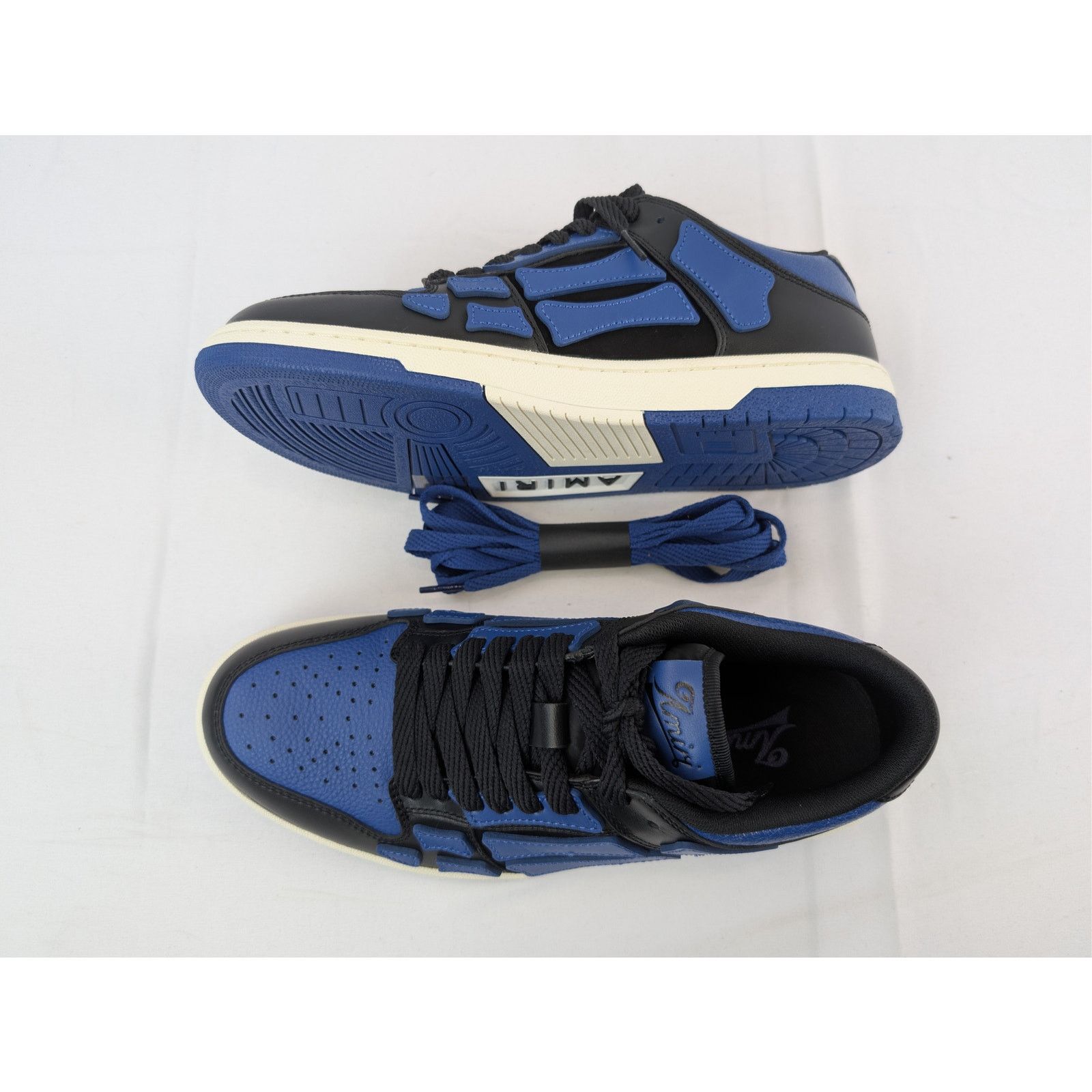 Amiri o1rshd1 Q:2 / Skeleton Top Low Sneakers in True Blue Size US 10 / EU 43 - 1 Thumbnail