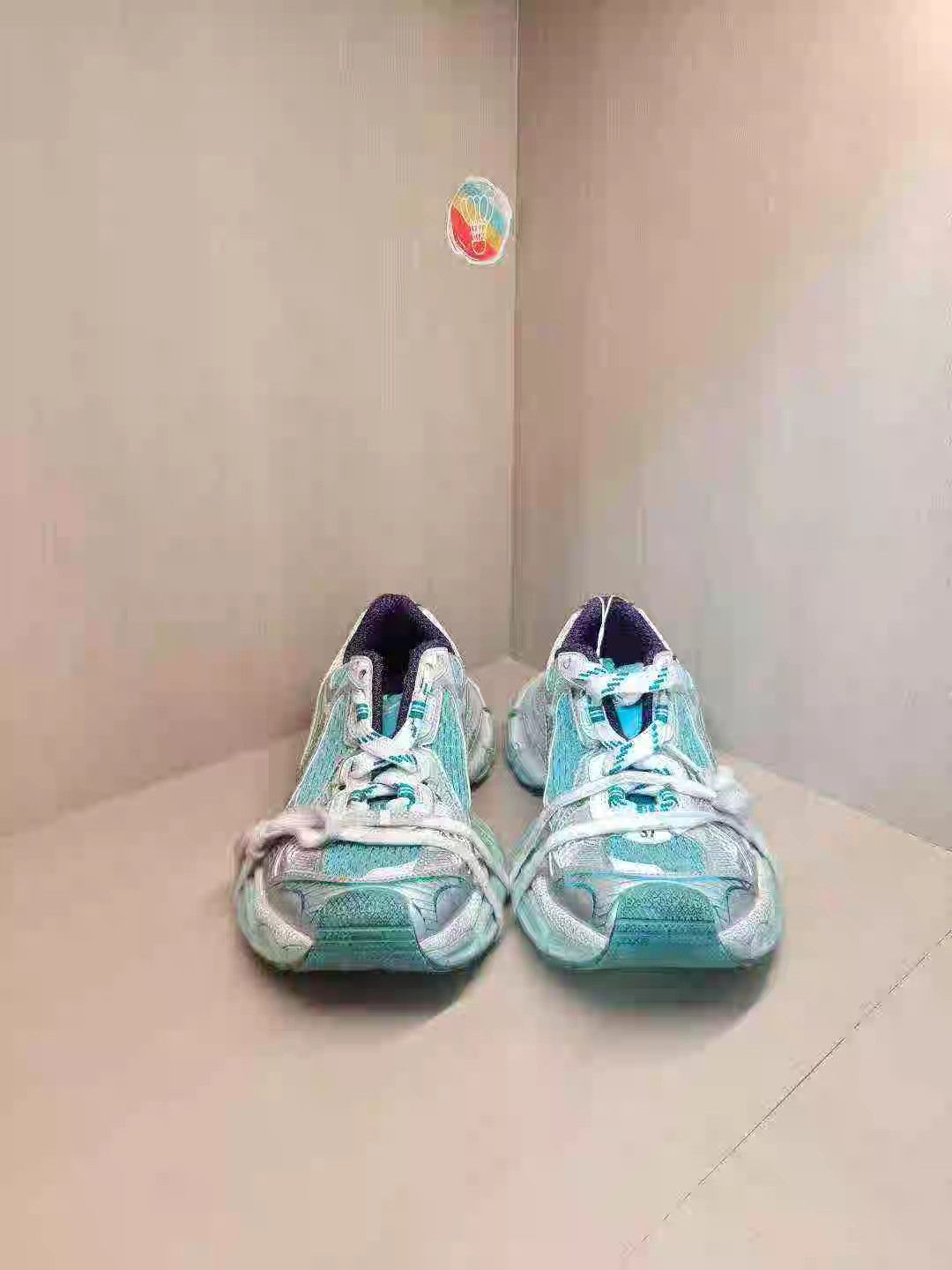 Balenciaga Balenciaga Triple S Grey/Blue K15 Size US 7 / IT 37 - 2 Thumbnail