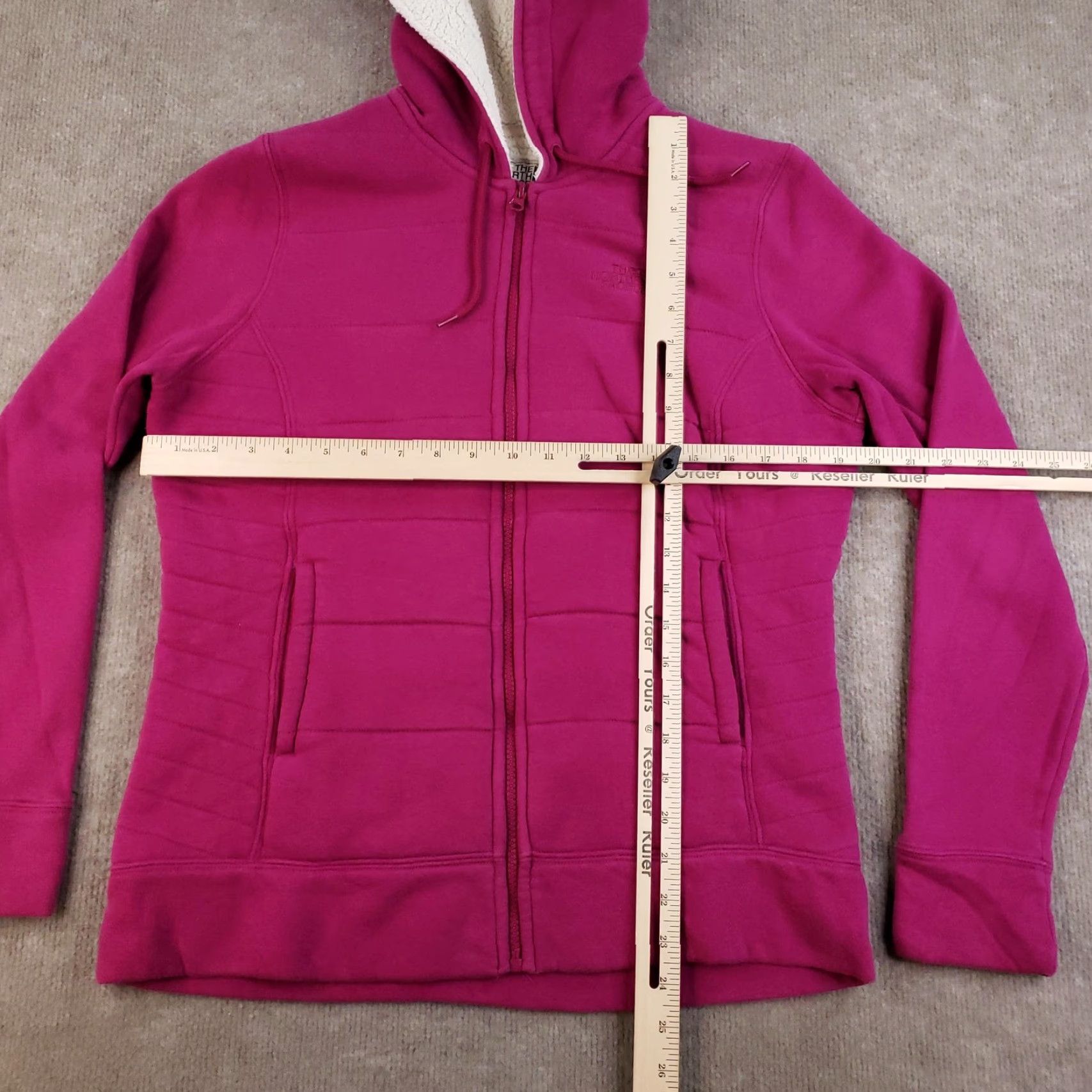 The North Face The North Face Hoodie Womens Medium Pink Full Zip Sherpa Lined Hooded Jacket Size M / US 6-8 / IT 42-44 - 2 Thumbnail