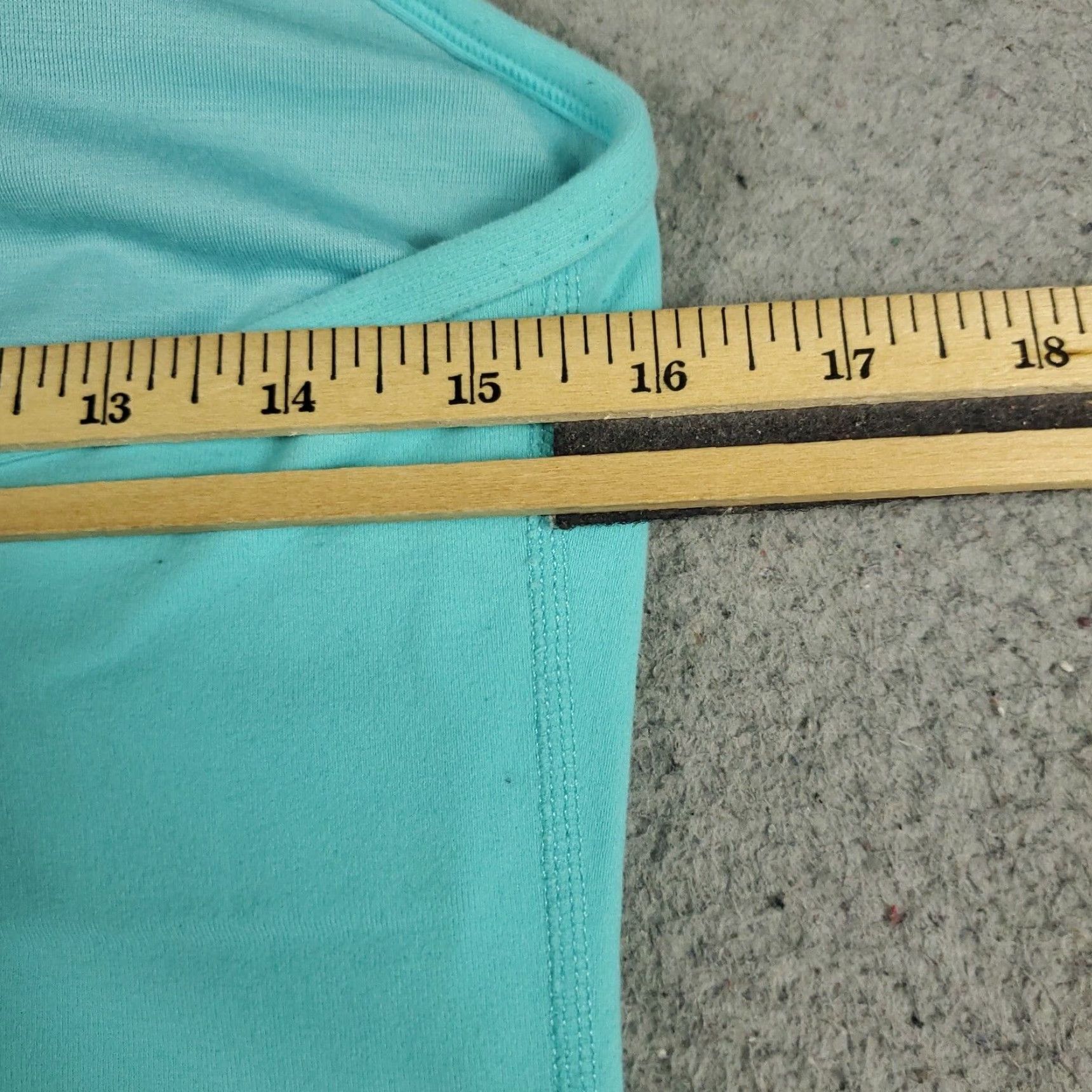 Lululemon Lululemon Tank Top Womens 10 Turquoise Striped Sleeveless Pullover Round Neck Activewear Casual Size L / US 10 / IT 46 - 5 Thumbnail
