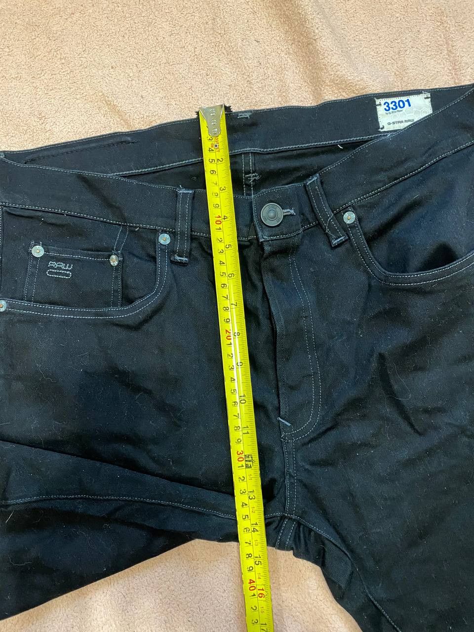 G-Star G-Star Skinny Jeans Slim Fit Black Straight Leg Denim Size US 38 / EU 54 - 11 Thumbnail