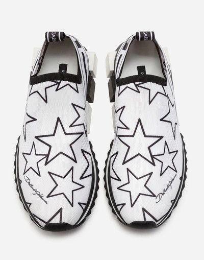 Dolce & Gabbana o1y0925 Low-Top Sneakers in White/Black Size US 5.5 / IT 35.5 - 3 Thumbnail