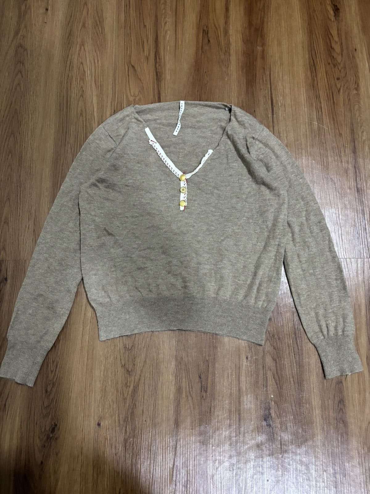 Issey Miyake × Japanese Brand × Vintage Vintage Sunaokuwahara Issey Miyake Blouse Size M / US 6-8 / IT 42-44 - 1 Thumbnail