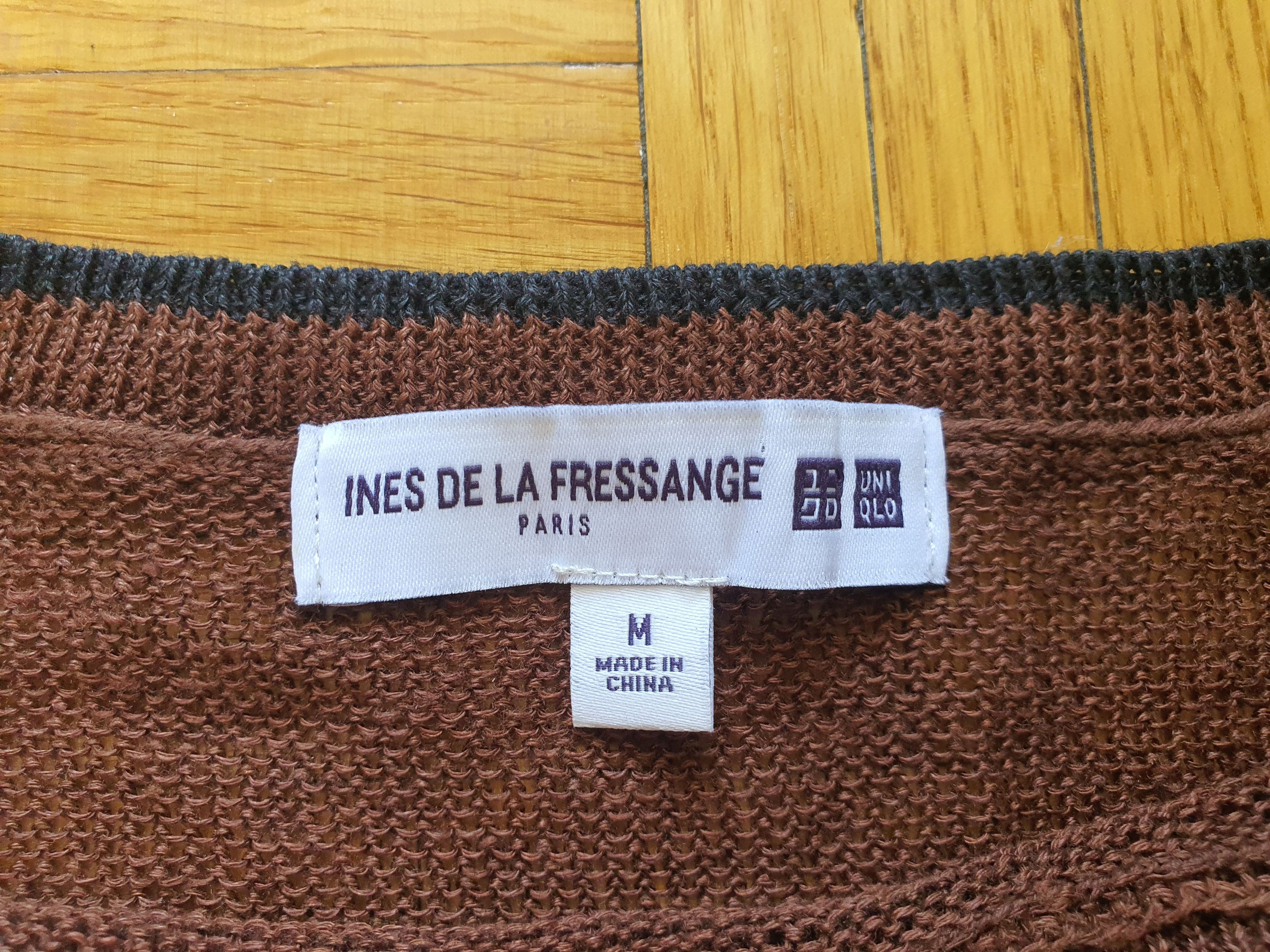 Japanese Brand × Uniqlo INES DE LA FRESSANGE - Women's Knit Top, 3/4 sleeve Size M / US 6-8 / IT 42-44 - 4 Thumbnail