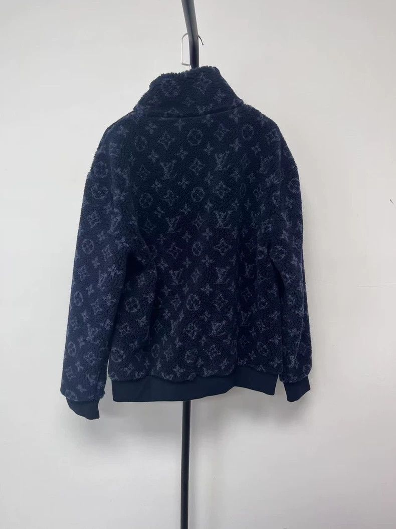 louis vuitton logo fleece jacket for men-2507