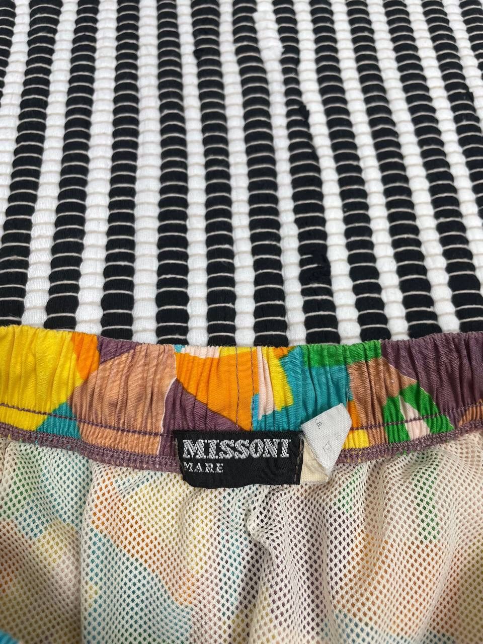 Missoni Vintage 90s Missoni Mare Swim Shorts Y2K Size US 34 / EU 50 - 8 Thumbnail