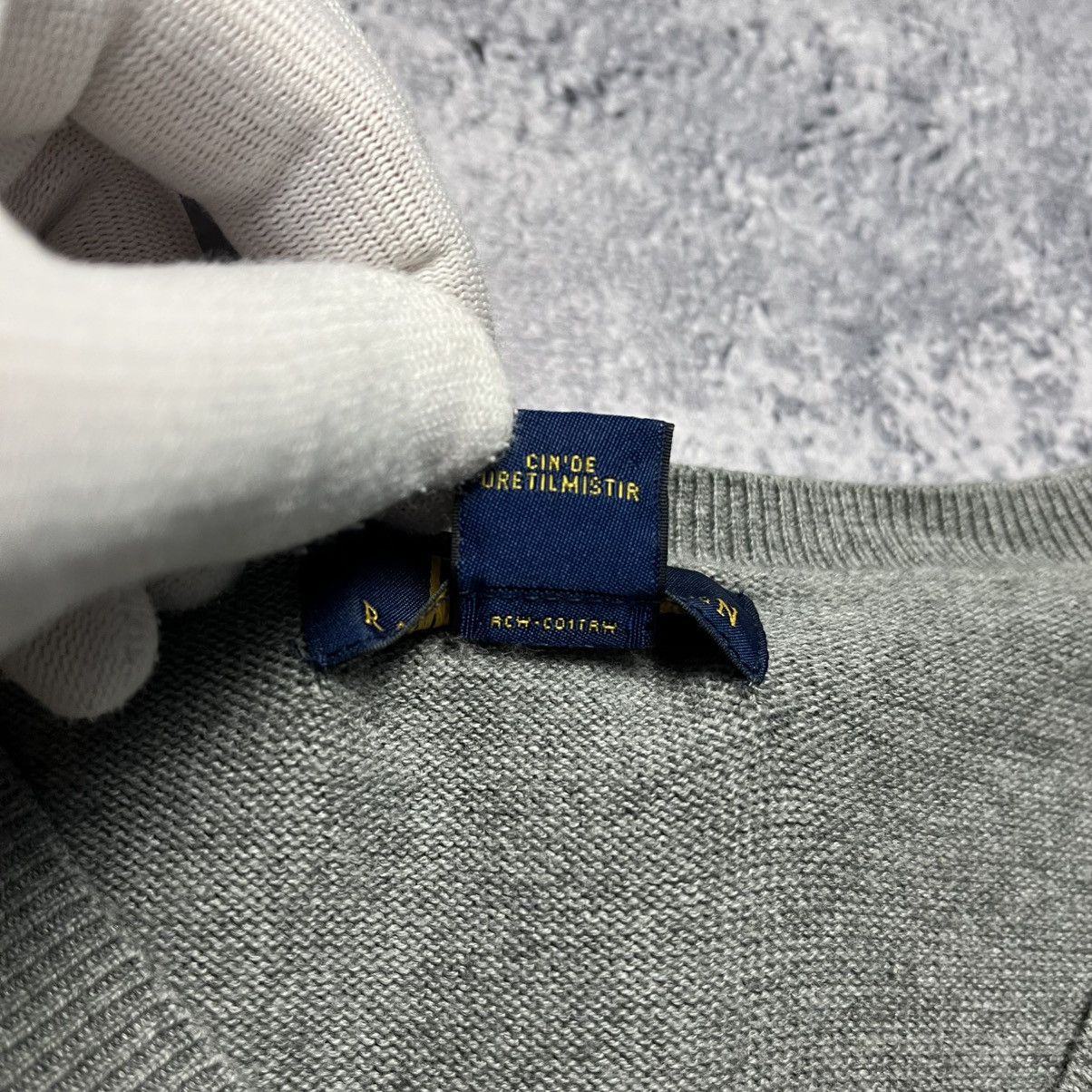 Polo Ralph Lauren Vintage Polo Ralph Lauren Gray Sweater Streetwear Designer Size US XL / EU 56 / 4 - 9 Thumbnail