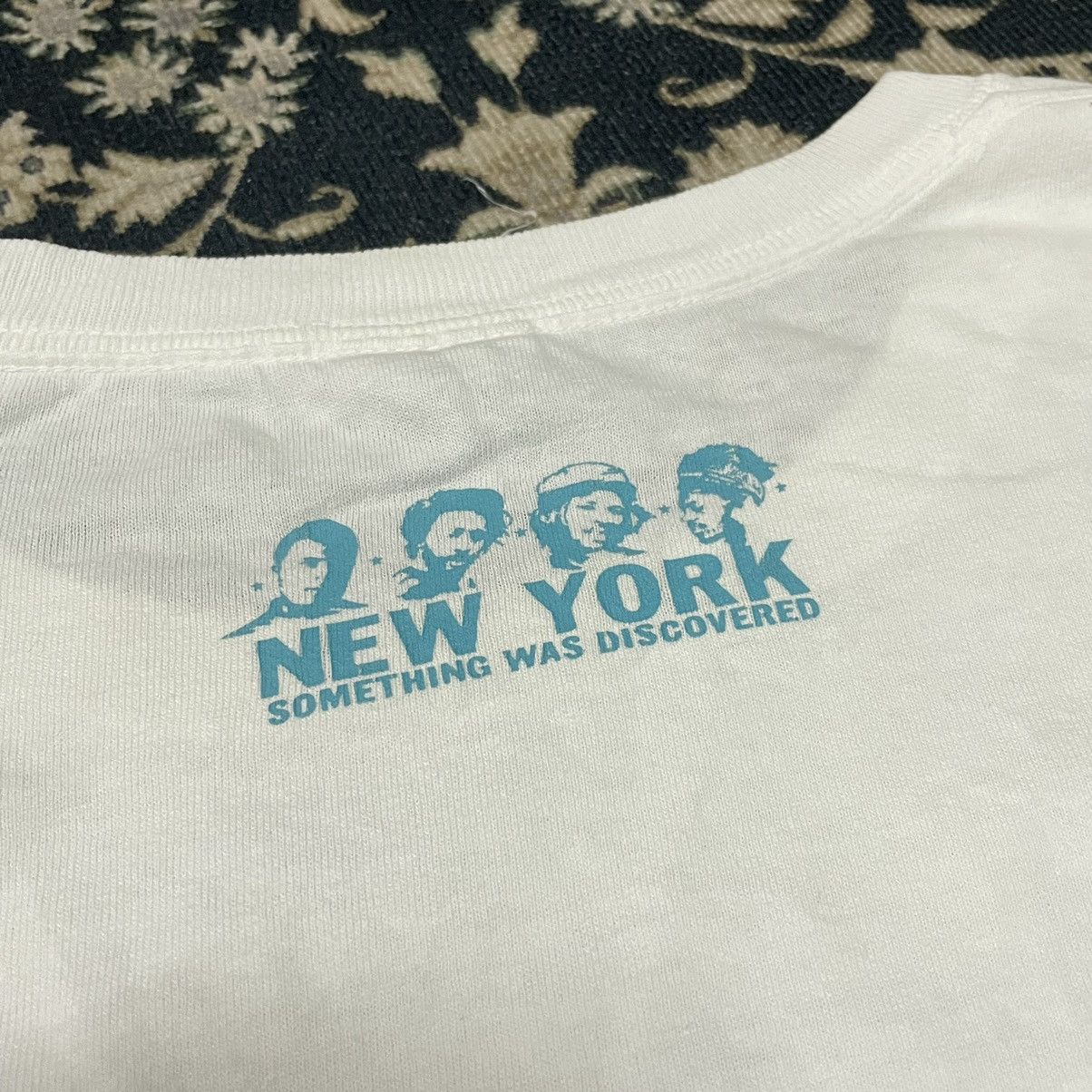 Vintage NEW YORK something was discovered vintage tees Size US XL / EU 56 / 4 - 4 Thumbnail