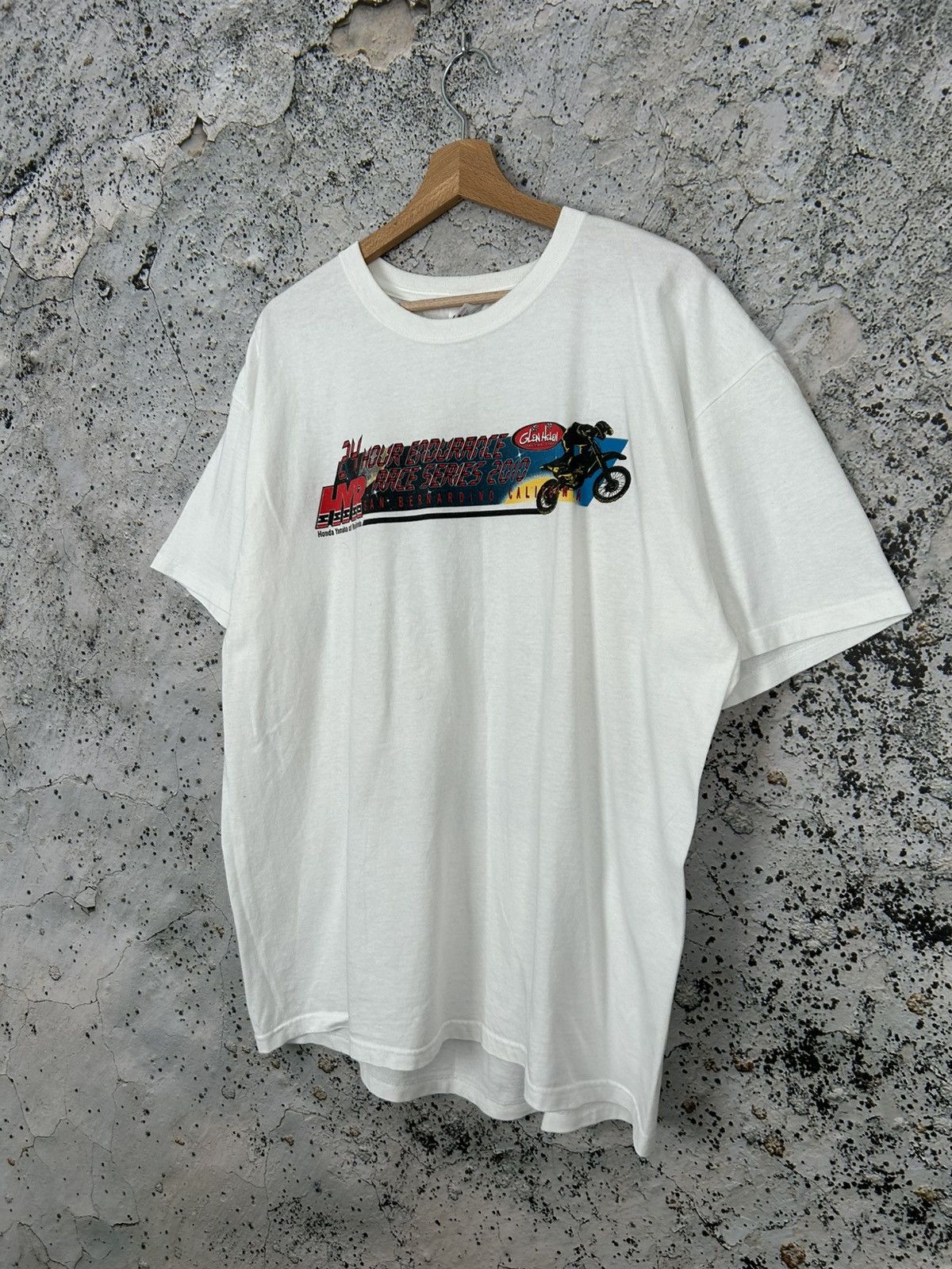 Vintage Vintage Motocross Racing Graphic Tee Endurance Size US XL / EU 56 / 4 - 4 Thumbnail