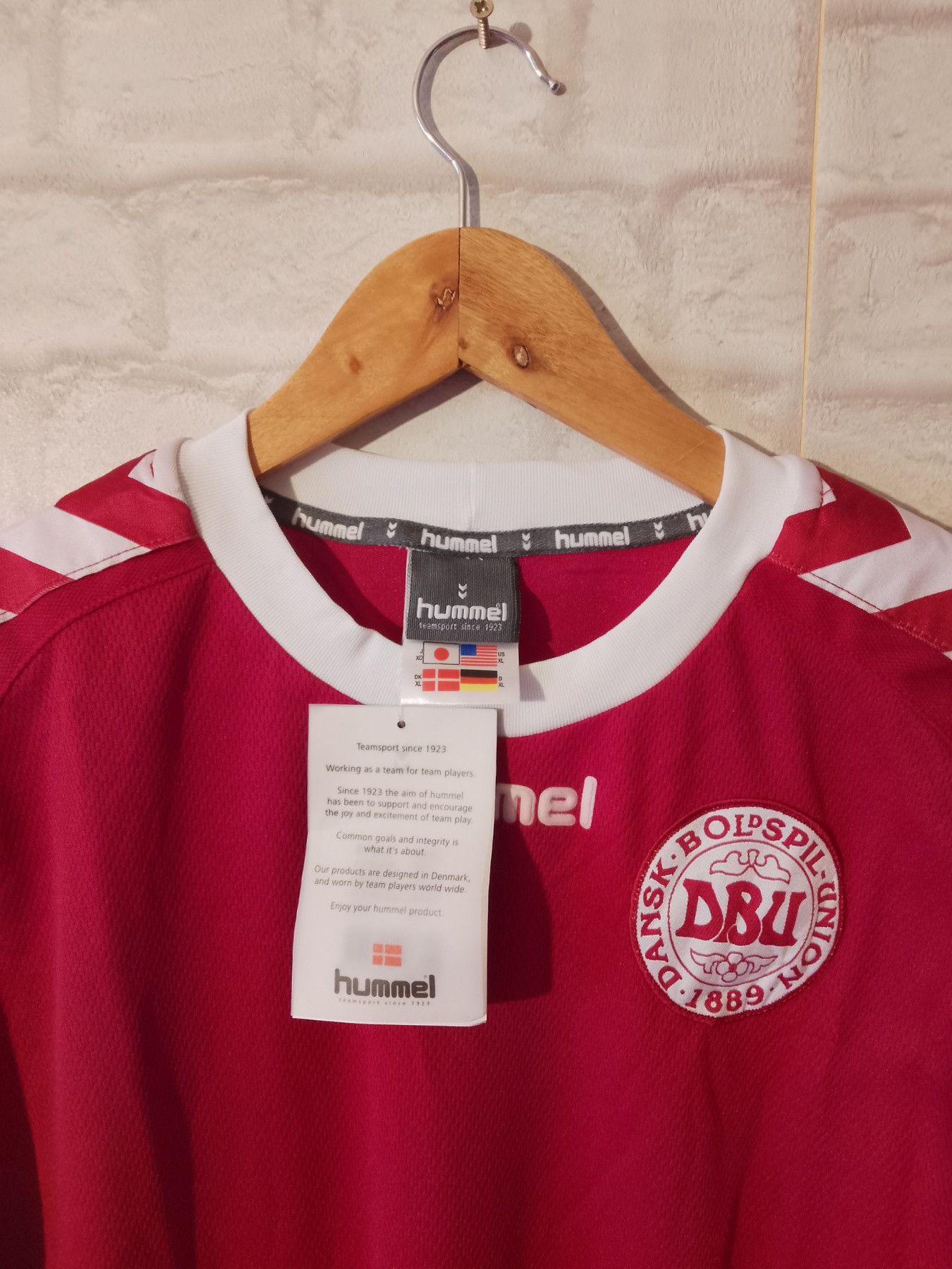 Hummel Vintage Denmark jersey - Hummel - Size XL - 2002-2004 Size US XL / EU 56 / 4 - 5 Thumbnail