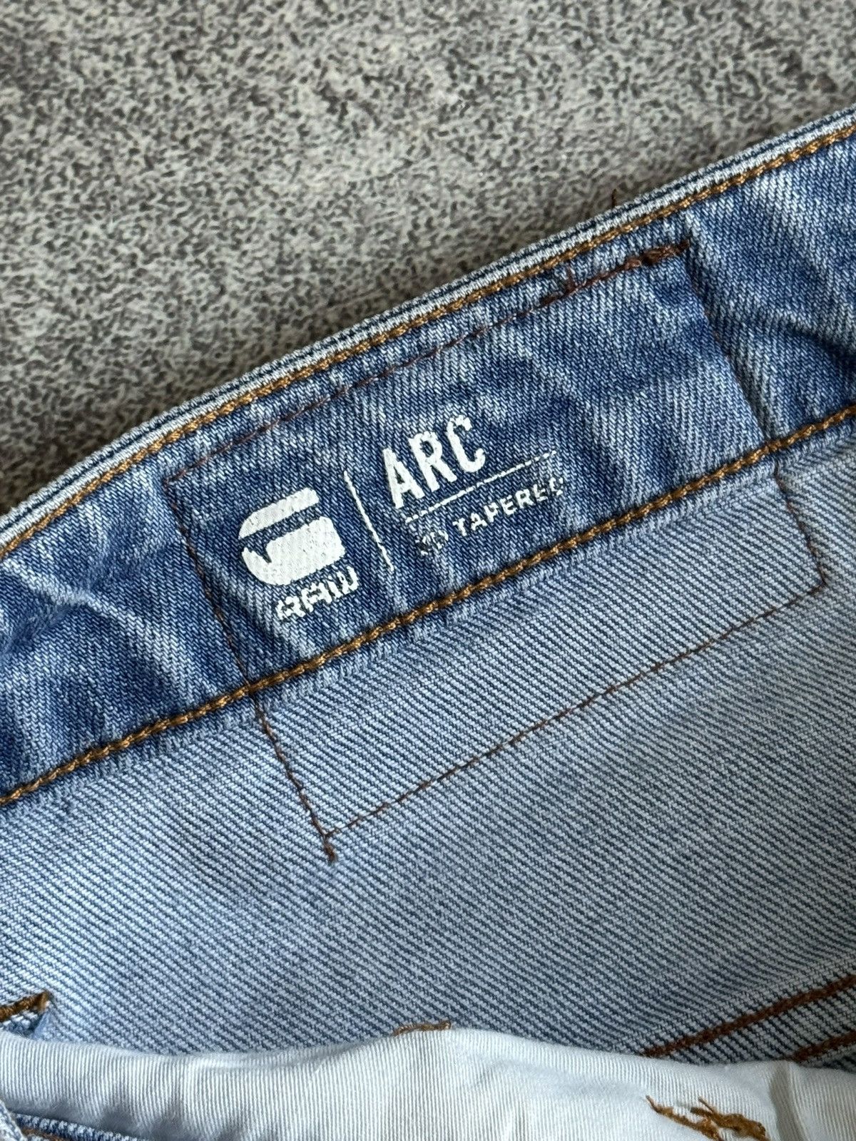G-Star G star raw 34/36 ARC 3D tapered denim pants jeans trousers Size US 34 / EU 50 - 12 Thumbnail