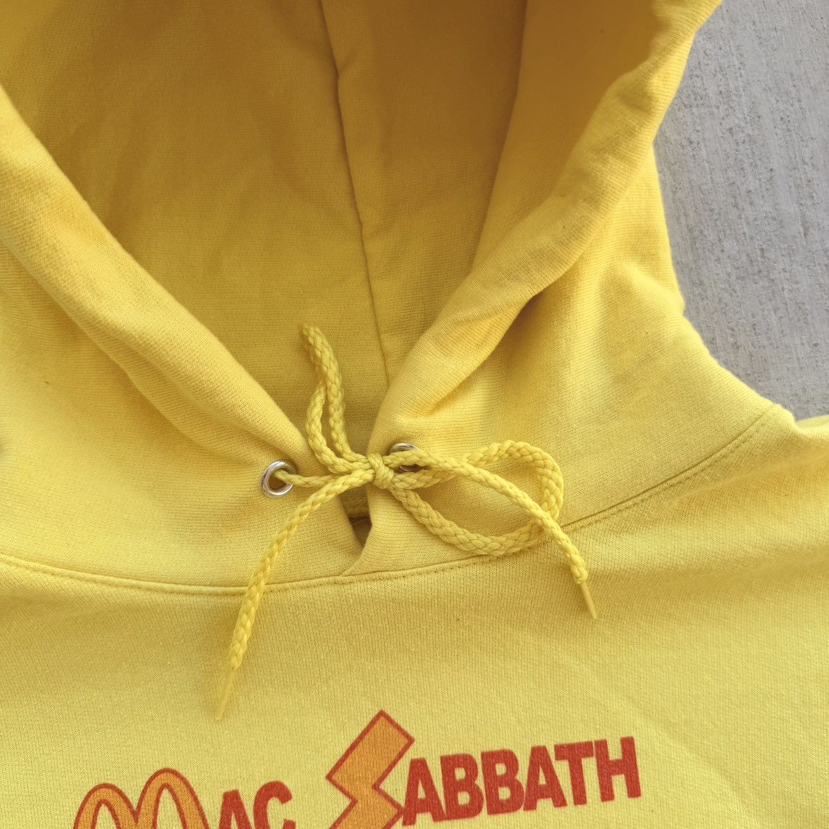 Vintage Vintage McDonald’s Satire Hoodie Black Sabbath Band Funny Size US L / EU 52-54 / 3 - 5 Thumbnail