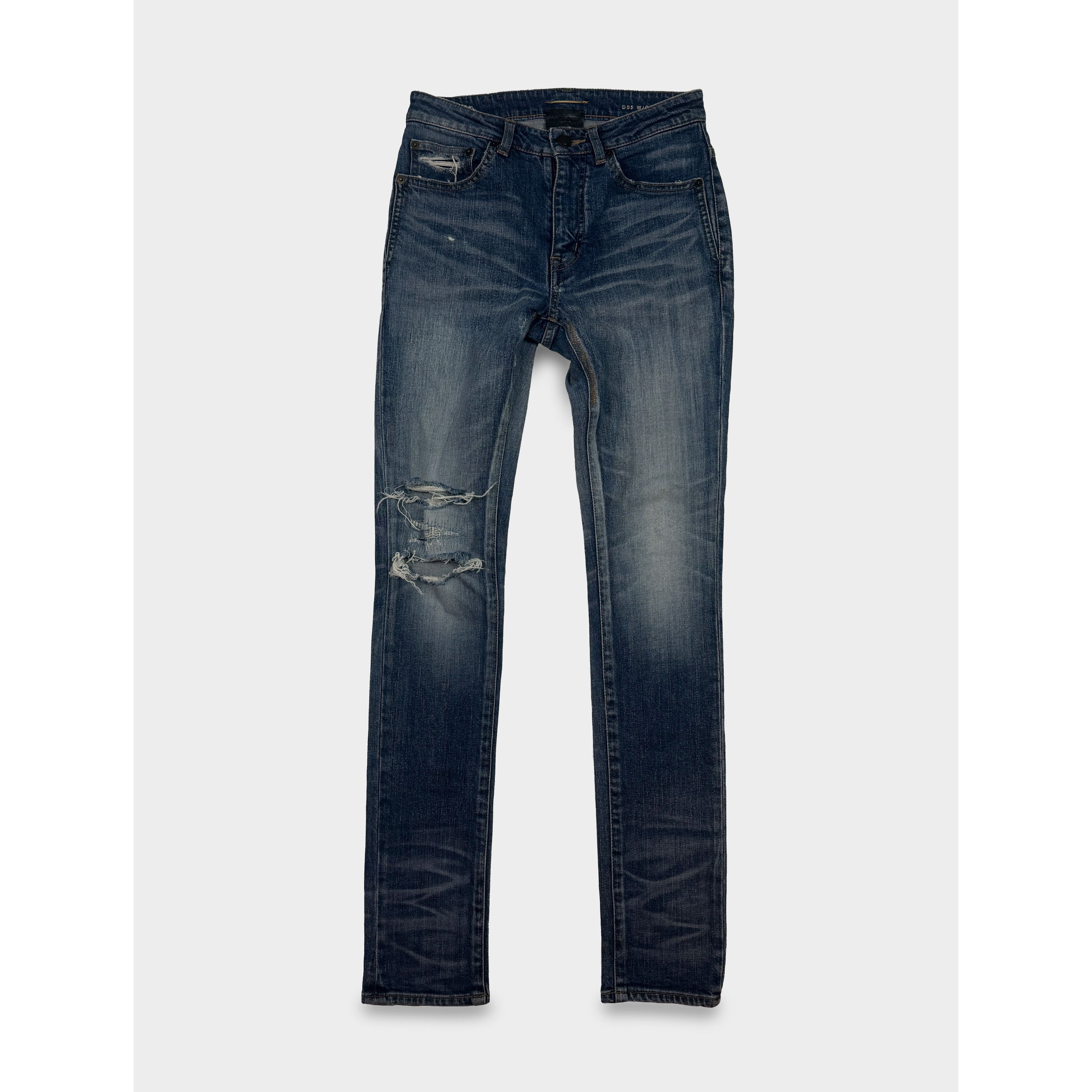 Saint Laurent Paris Saint Laurent Paris distressed denim Size US 28 / EU 44 - 1 Thumbnail