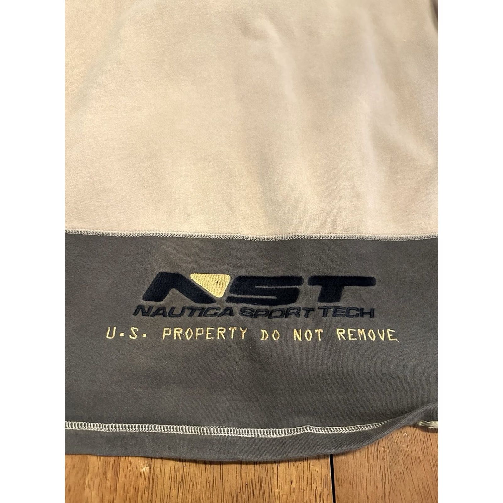 Nautica VINTAGE Nautica Hoodie Sweatshirt Adult Medium Beige Y2K Oversized Baggy Sport Tech Size US M / EU 48-50 / 2 - 4 Thumbnail