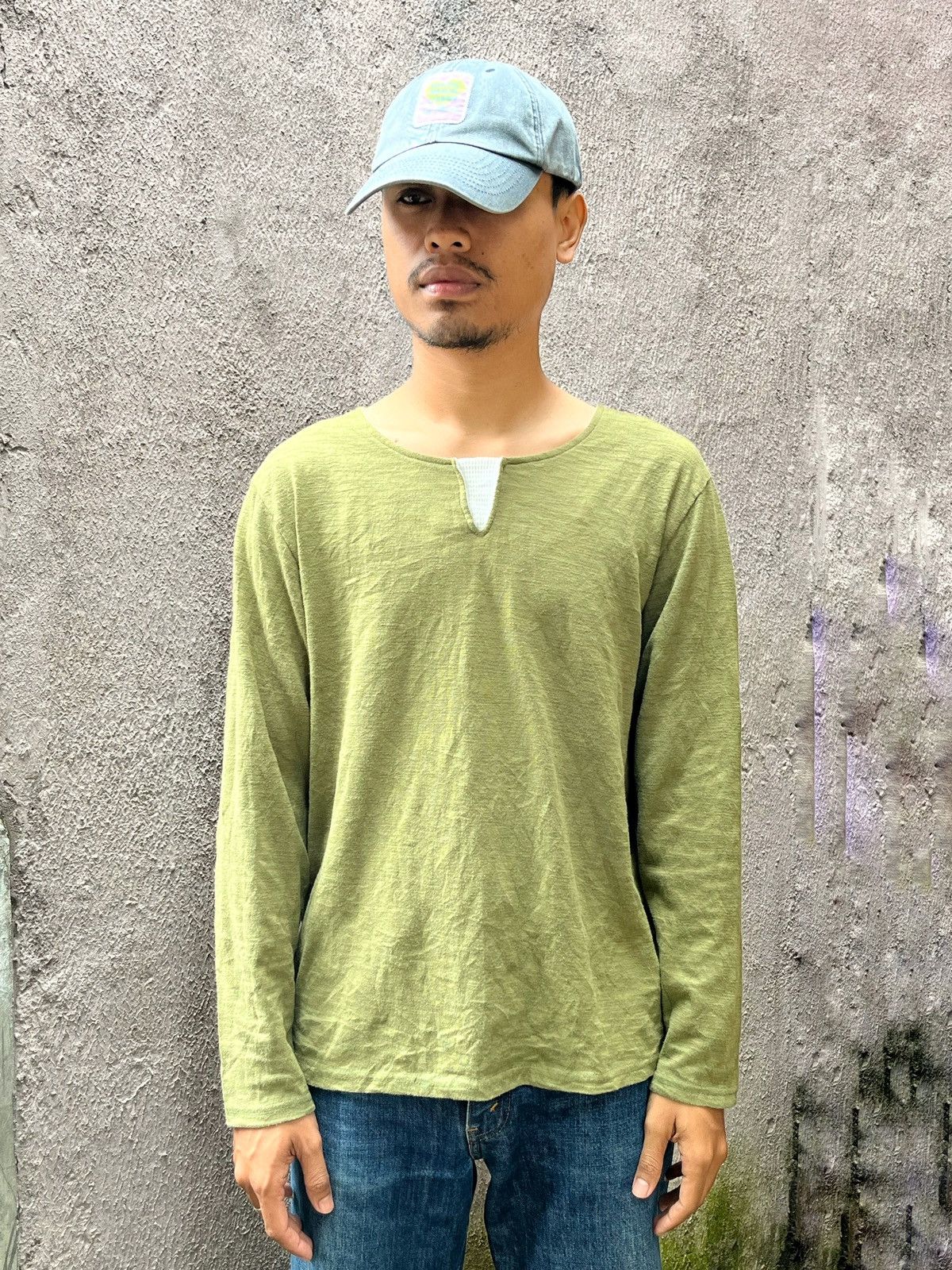 Beams Japan × Japanese Brand × Vintage Beams Japan Longsleve Bamboo fiber Shirt Size US XL / EU 56 / 4 - 1 Thumbnail
