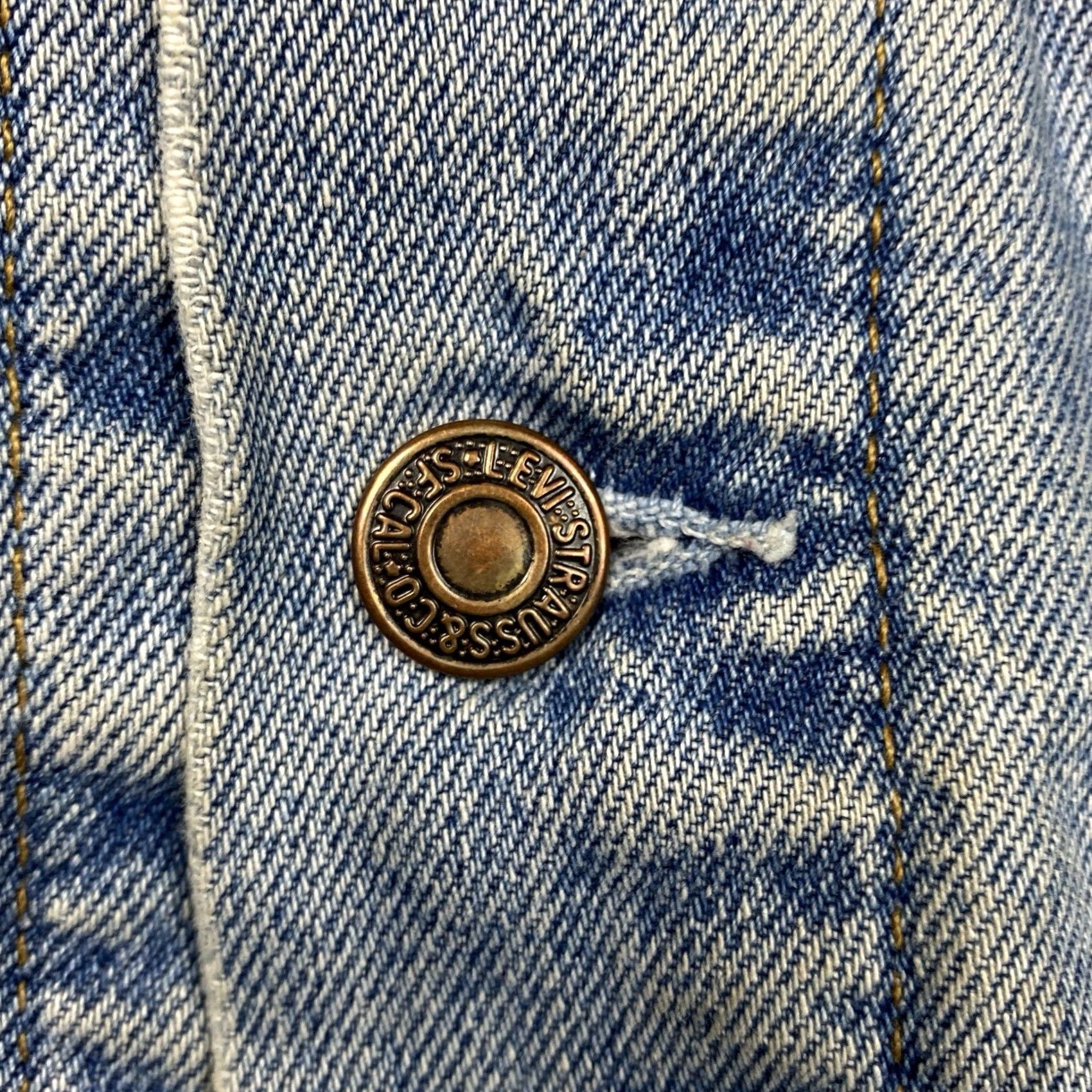 Levi's Levi'S Denim Trucker Jacket Blue Cotton Retro S Size Size US S / EU 44-46 / 1 - 7 Thumbnail