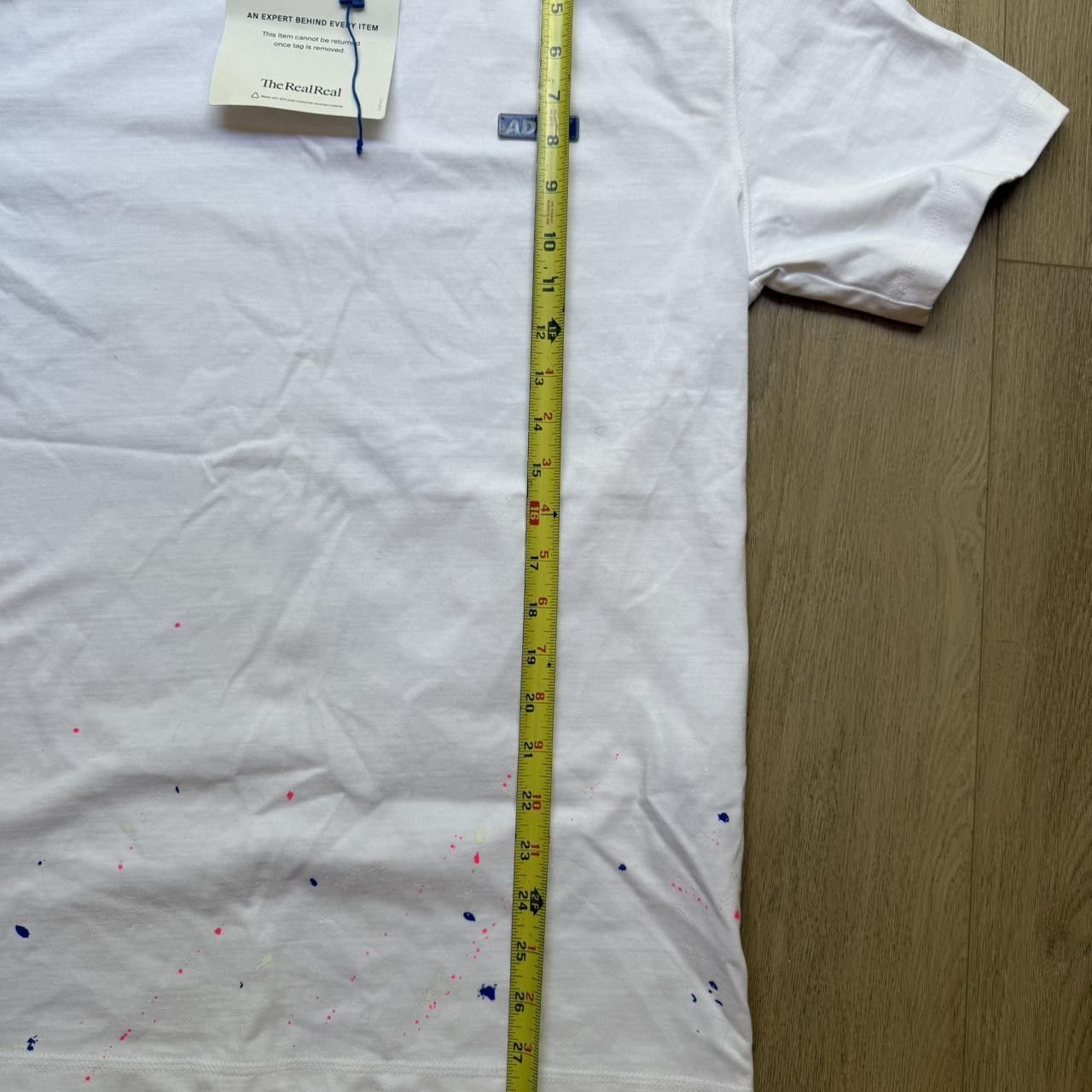 Ader Error ADER ERROR SS20 Paint Detail White T-Shirt NWOT Size US M / EU 48-50 / 2 - 6 Thumbnail
