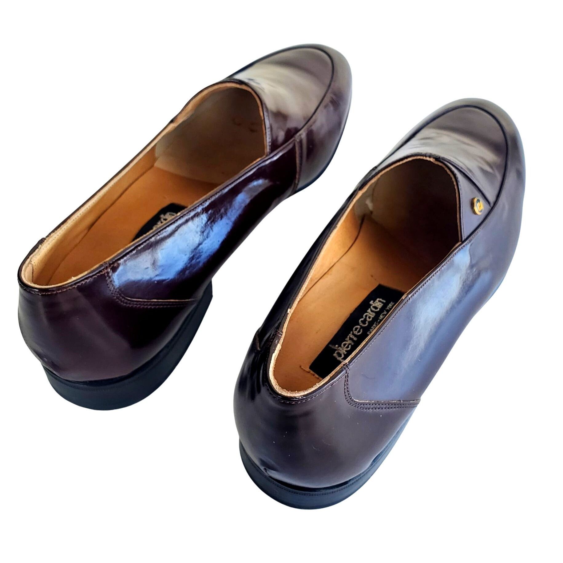 Pierre Cardin Pierre Cardin 70s Men Size 8 Brown Patent Leather Slip On Sh Size US 8 / EU 41 - 12 Thumbnail