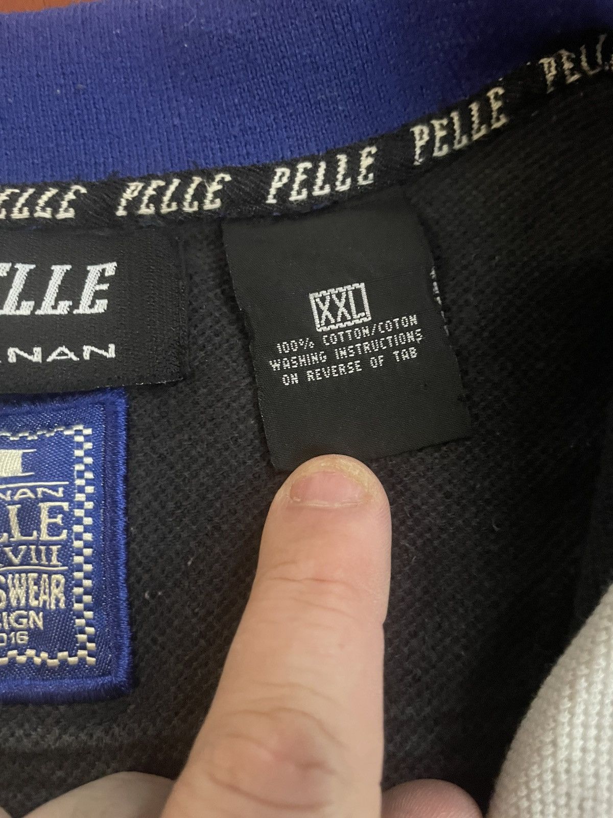 Pelle Pelle 90s Marc Buchanan Pelle Pelle 1/4 Zip Polo Shirt - Size 2XL Size US XXL / EU 58 / 5 - 7 Thumbnail