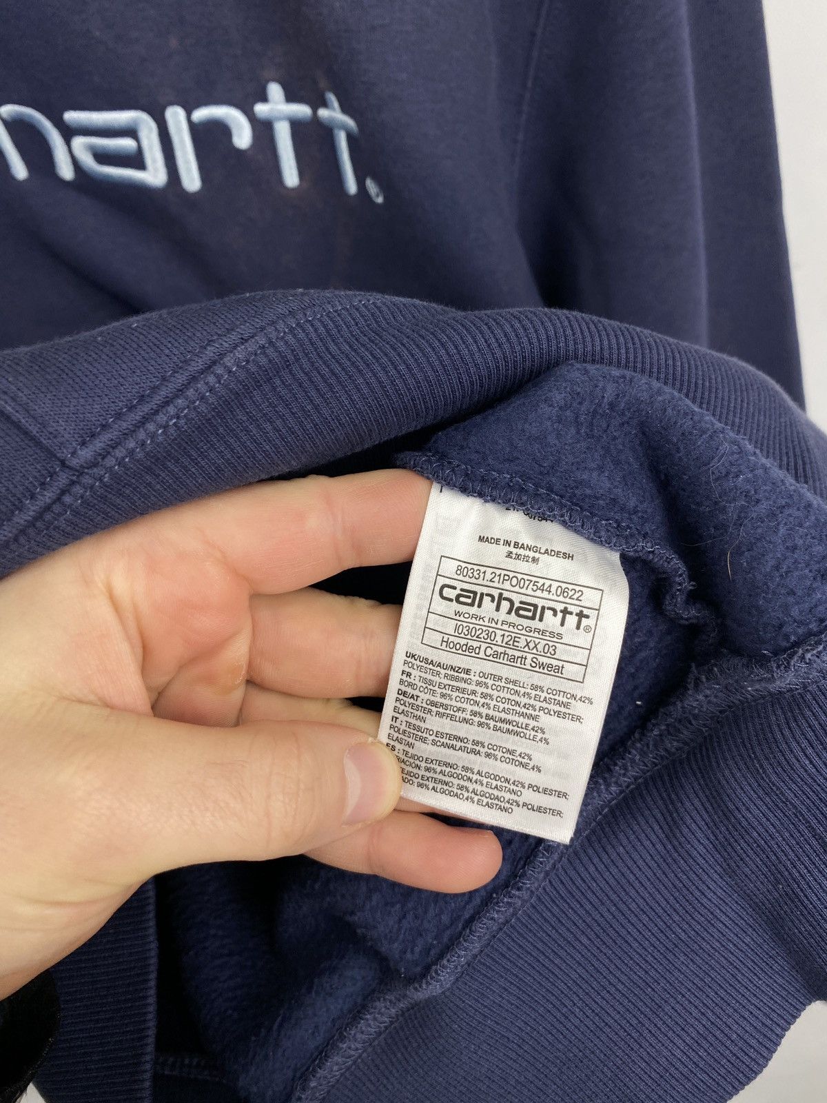 Carhartt 🇺🇸 Vintage 90s Carhartt Hoodie Rare Retro Hype Y2K Size US M / EU 48-50 / 2 - 6 Thumbnail