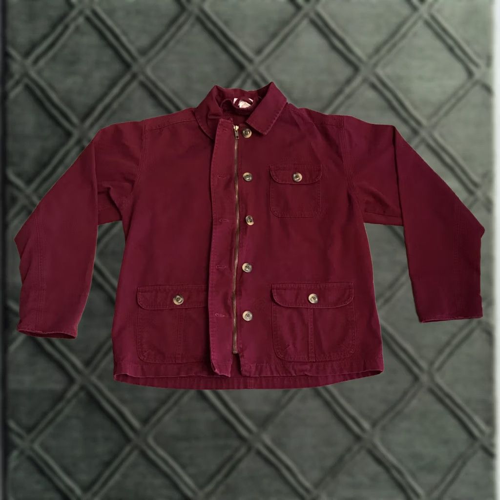 Cherokee VINTAGE Cherokee Denim Chore Jacket Size M Purple Full Zip Button Pockets Women Jacket Size M / US 6-8 / IT 42-44 - 1 Thumbnail