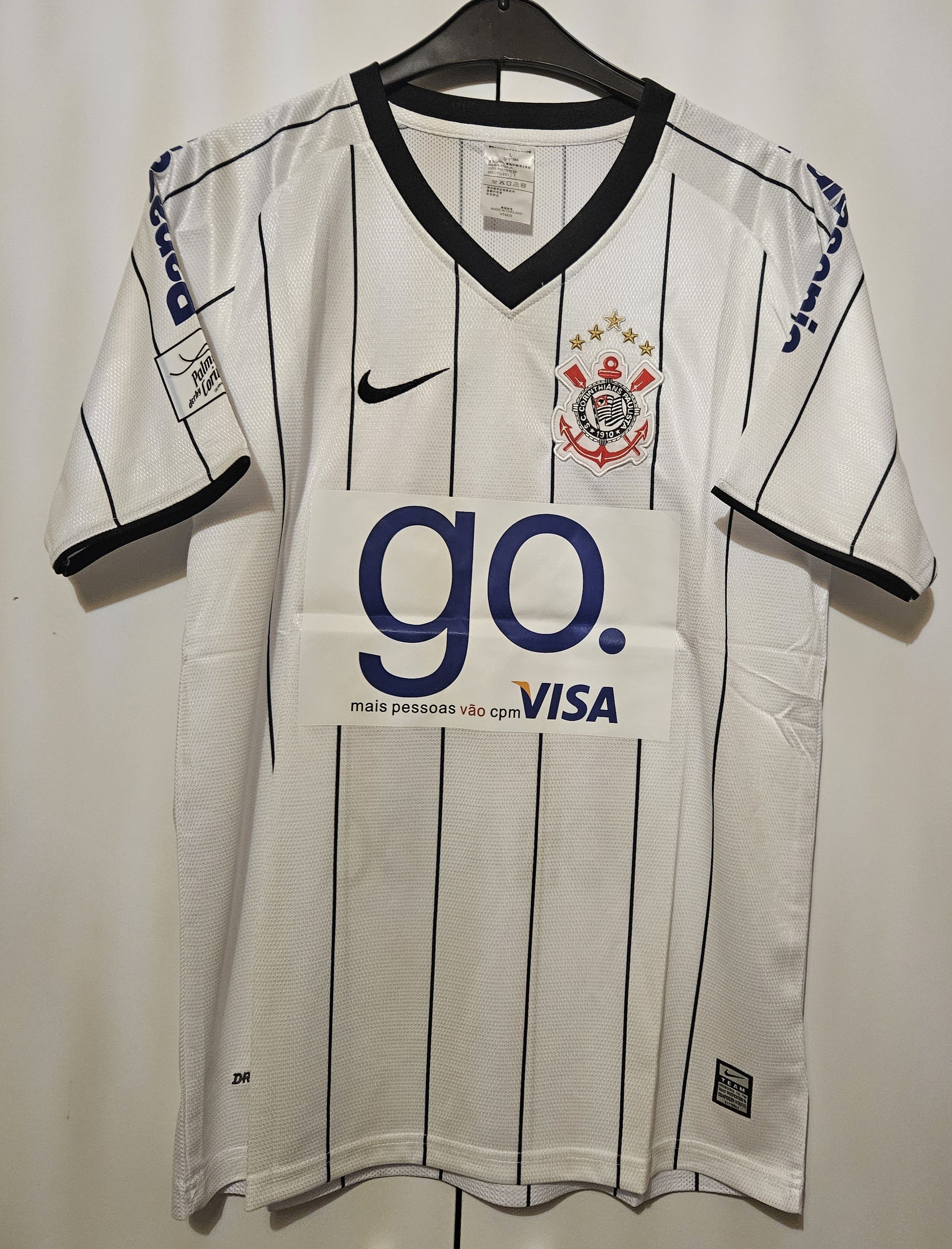 Other Ronaldo 9 Corinthians 2008/09 Vintage Soccer Jersey trikot Size US L / EU 52-54 / 3 - 2 Thumbnail