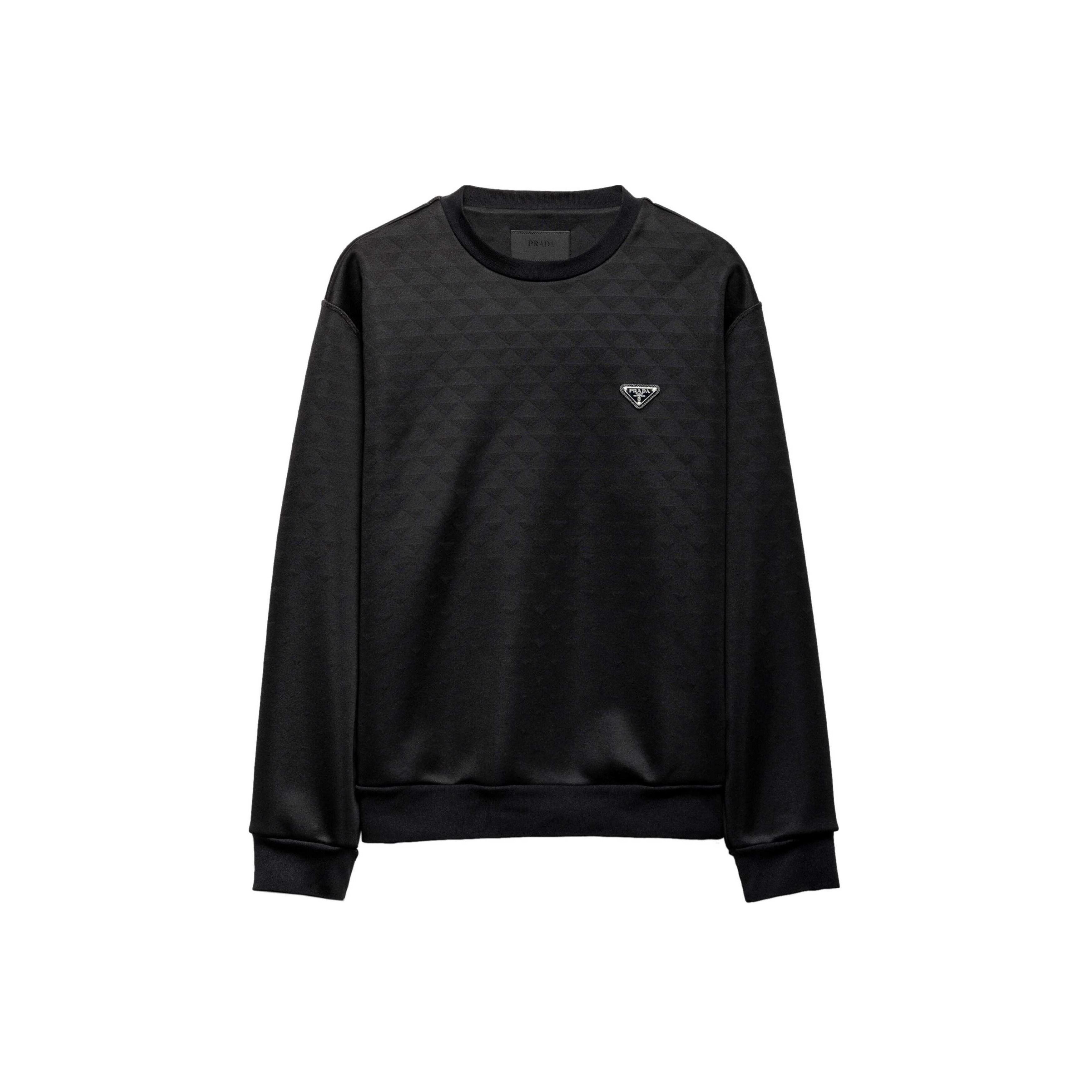 Prada Prada Quilted Logo Sweatshirt Size XL Size US XL / EU 56 / 4 - 1 Thumbnail