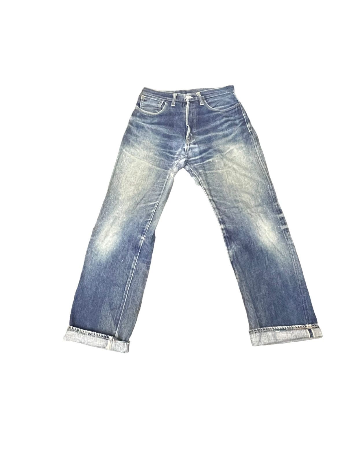 Vintage Denime Orizzonti Selvedge Faded Distresed Denim
