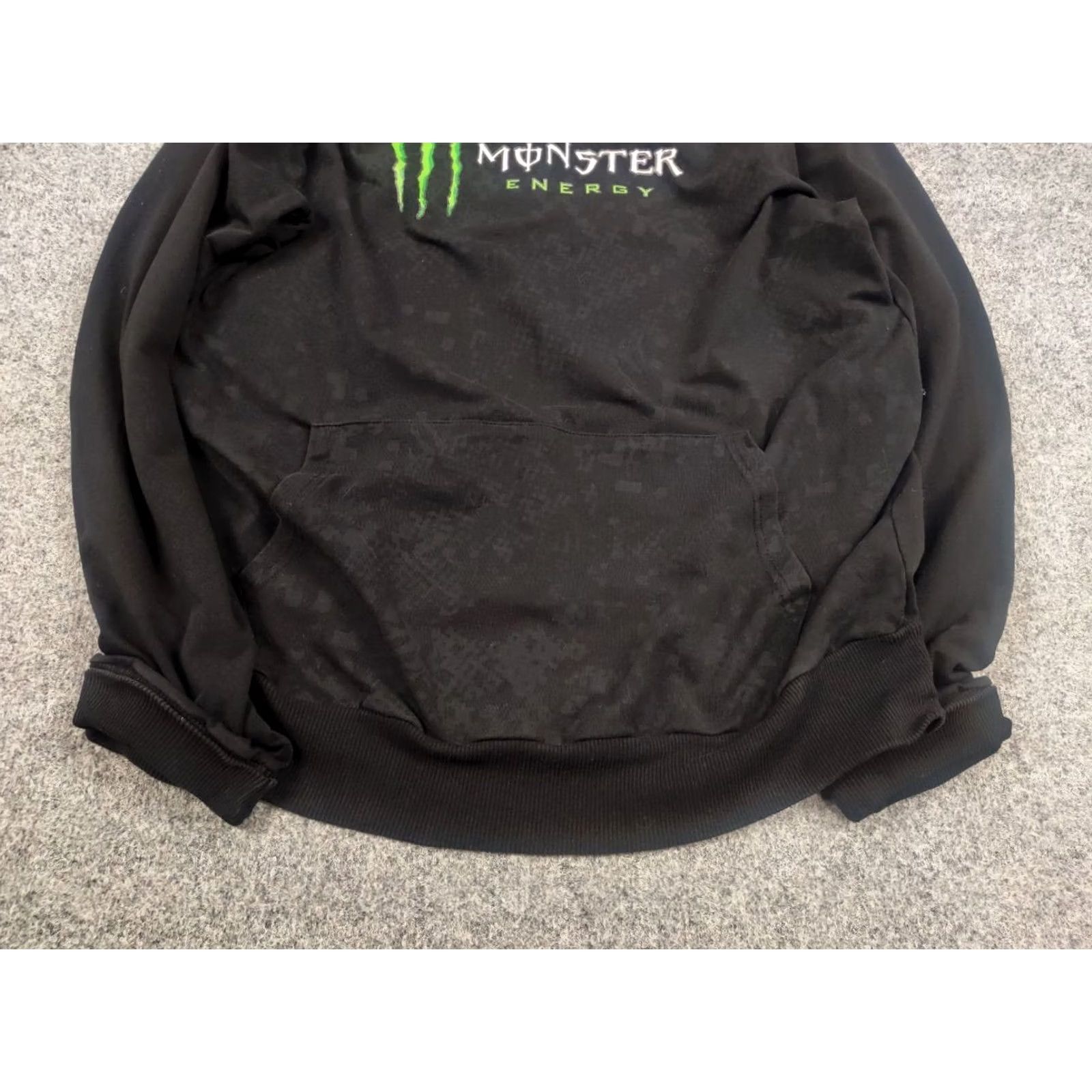 Logo 7 VINTAGE Monster Energy Hoodie Racing Black Logo Y2K Style Size US L / EU 52-54 / 3 - 5 Thumbnail