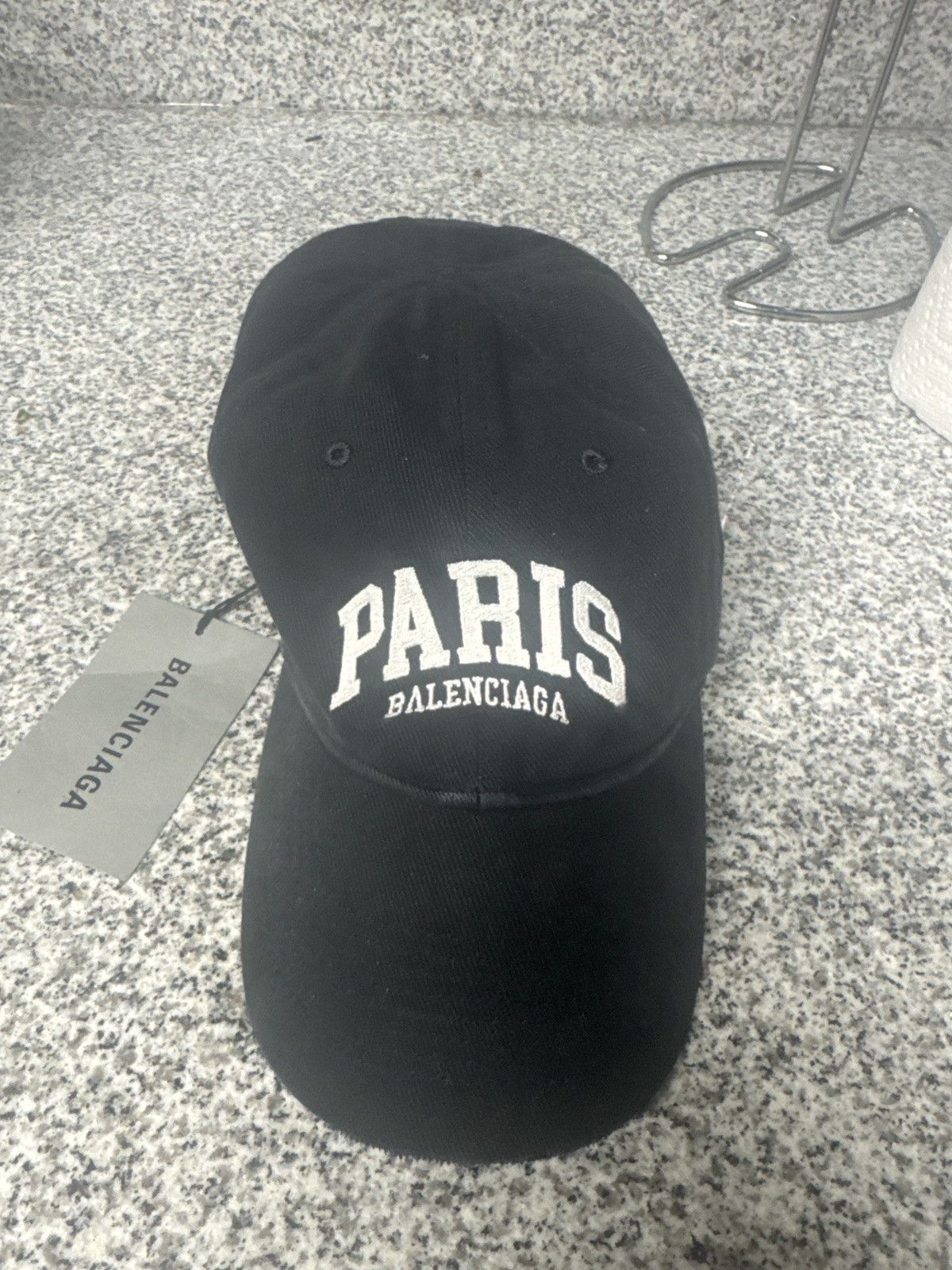 Balenciaga Balenciaga Distressed Baseball Cap Size ONE SIZE - 1 Thumbnail