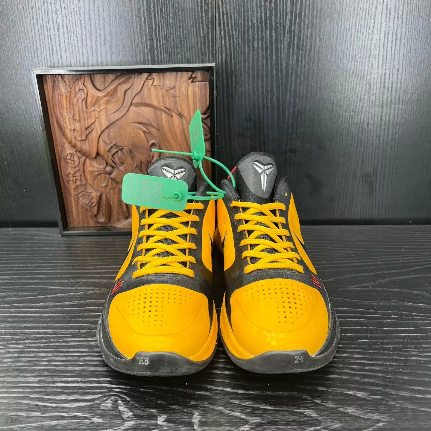 Nike ZK5 Bruce Lee Black/Yellow 41 Mint Size US 8 / EU 41 - 4 Thumbnail